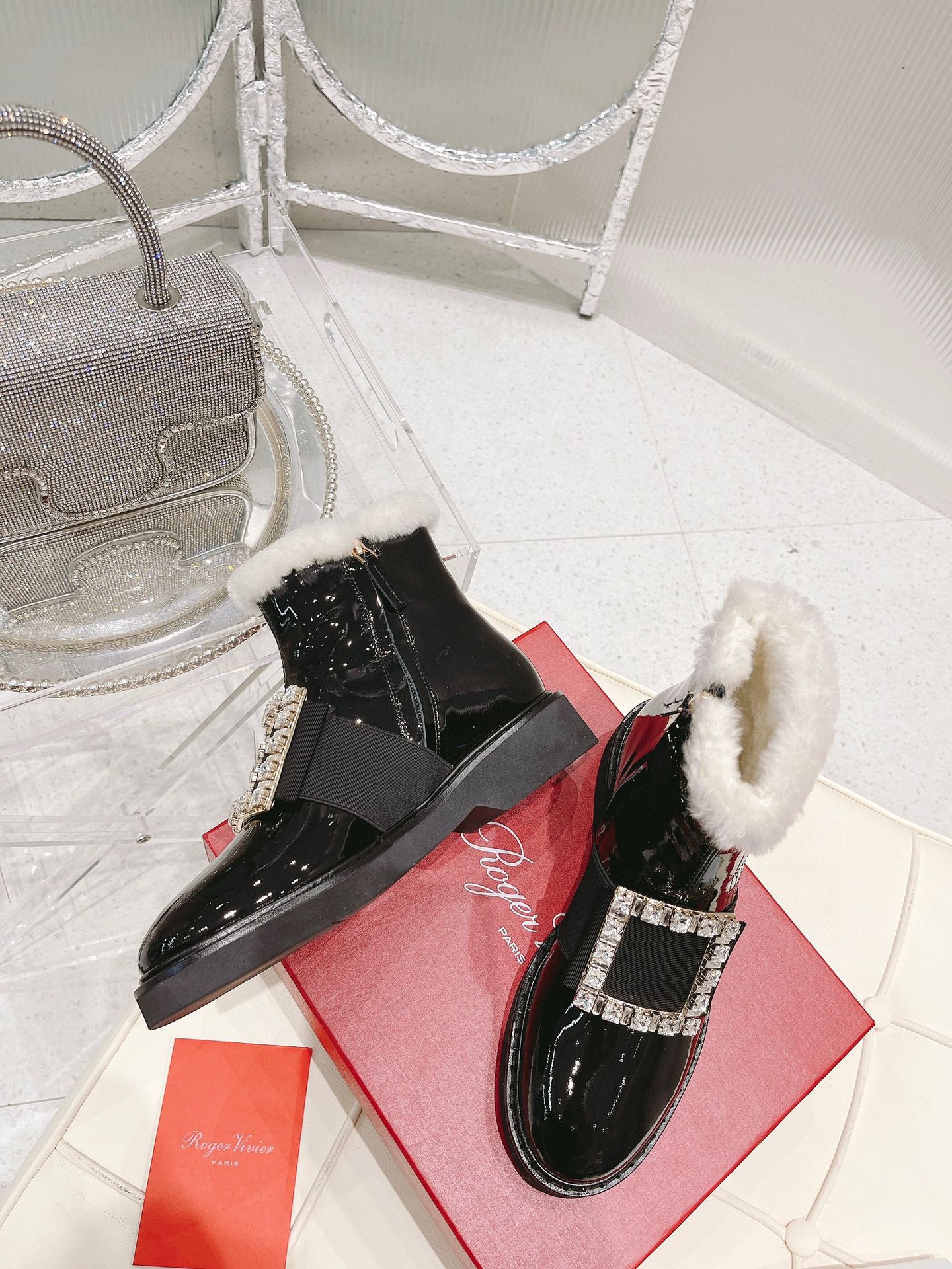 Обувь RV Shoes - 2024 - Шерстяные ботильоны - Черные - 1