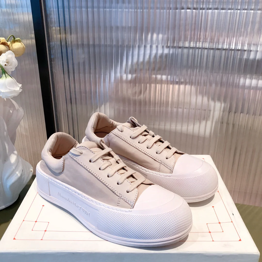 Кед на платформе McQueen, розовый