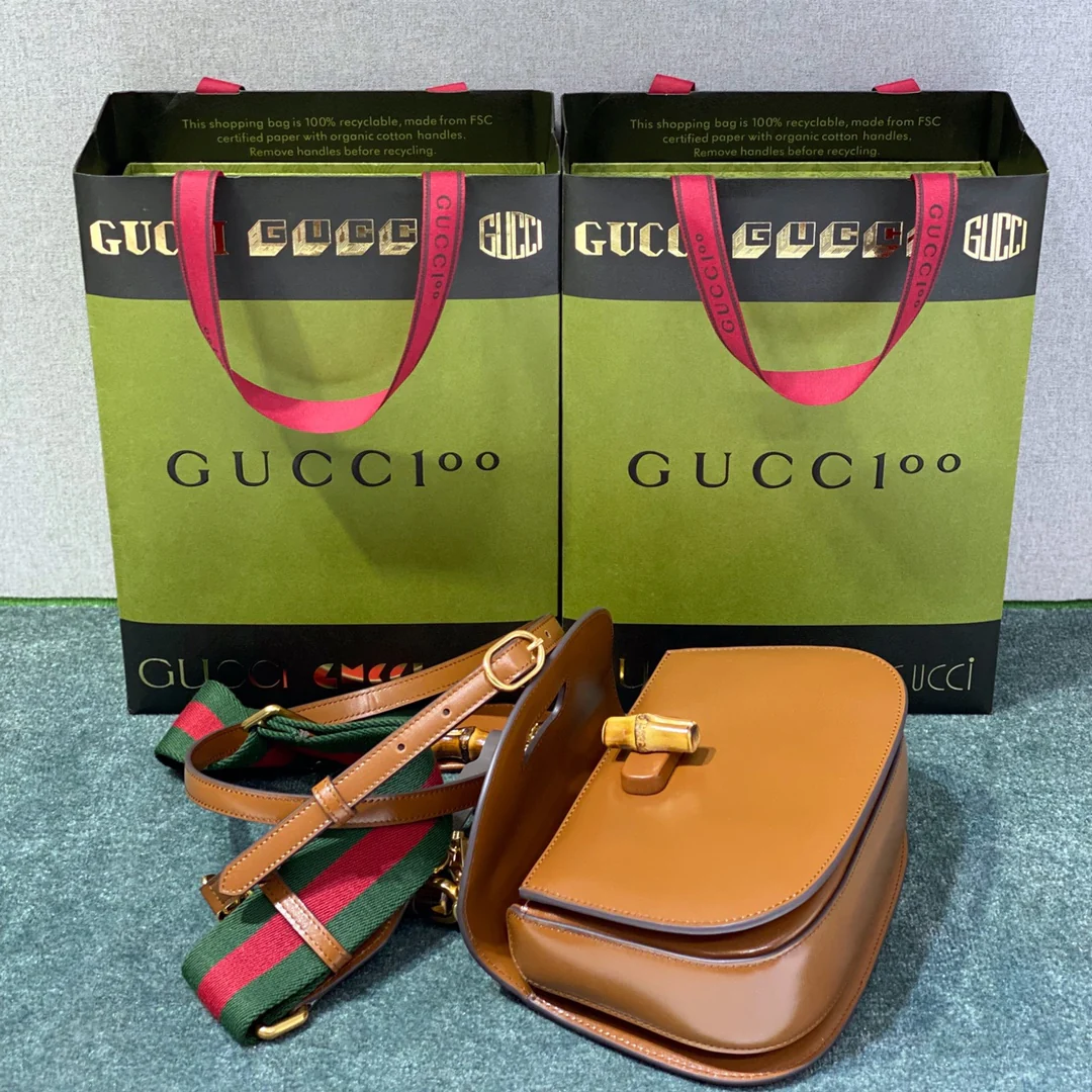 Коллекция ретро-сумок Gucci из бамбука - 1