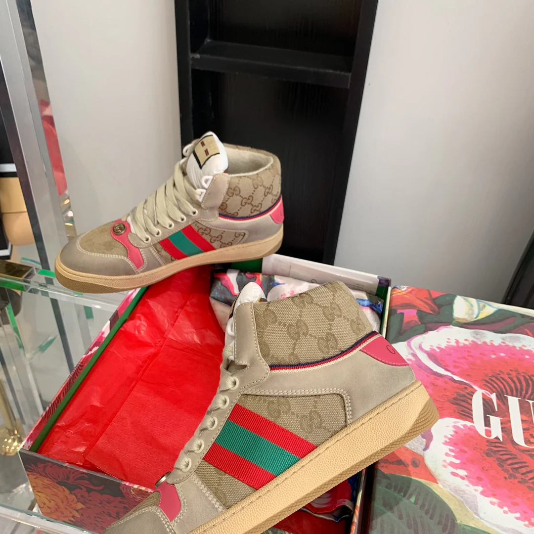 Высокие кроссовки Gucci - Грязные кроссовки - 1