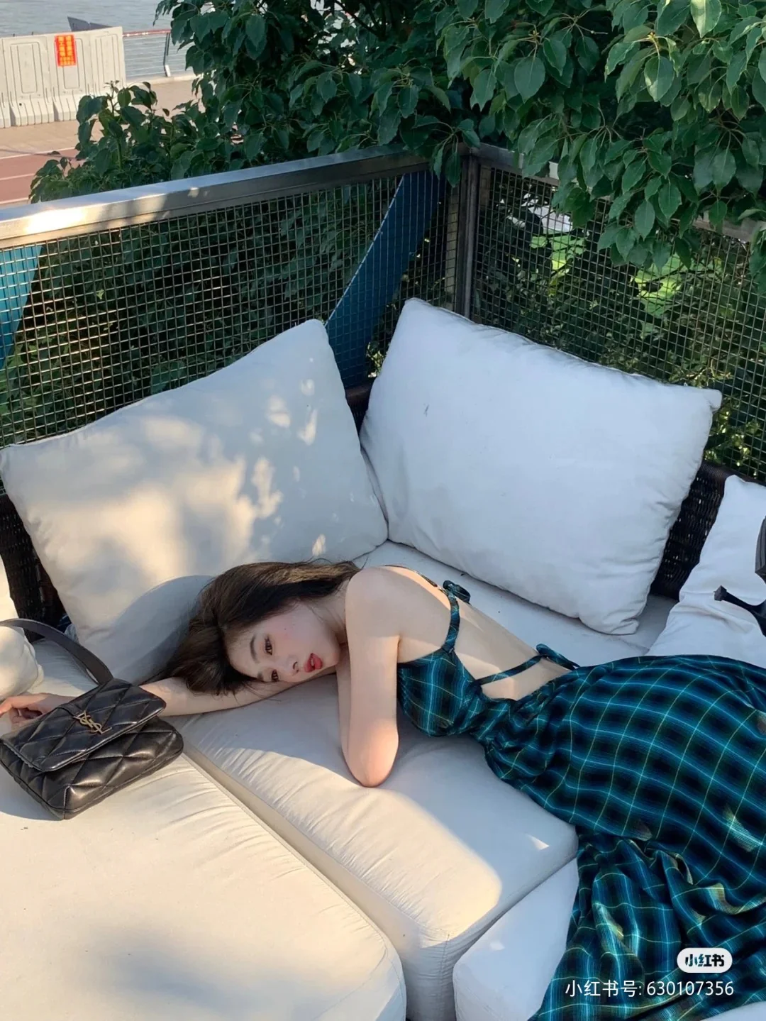 Сумка через плечо YSL-le-57 - черная