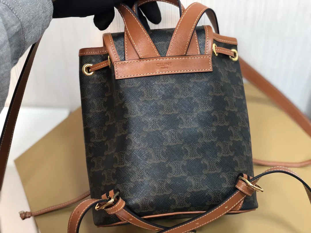 Мини-рюкзак Celine-folco-triomphe-холст