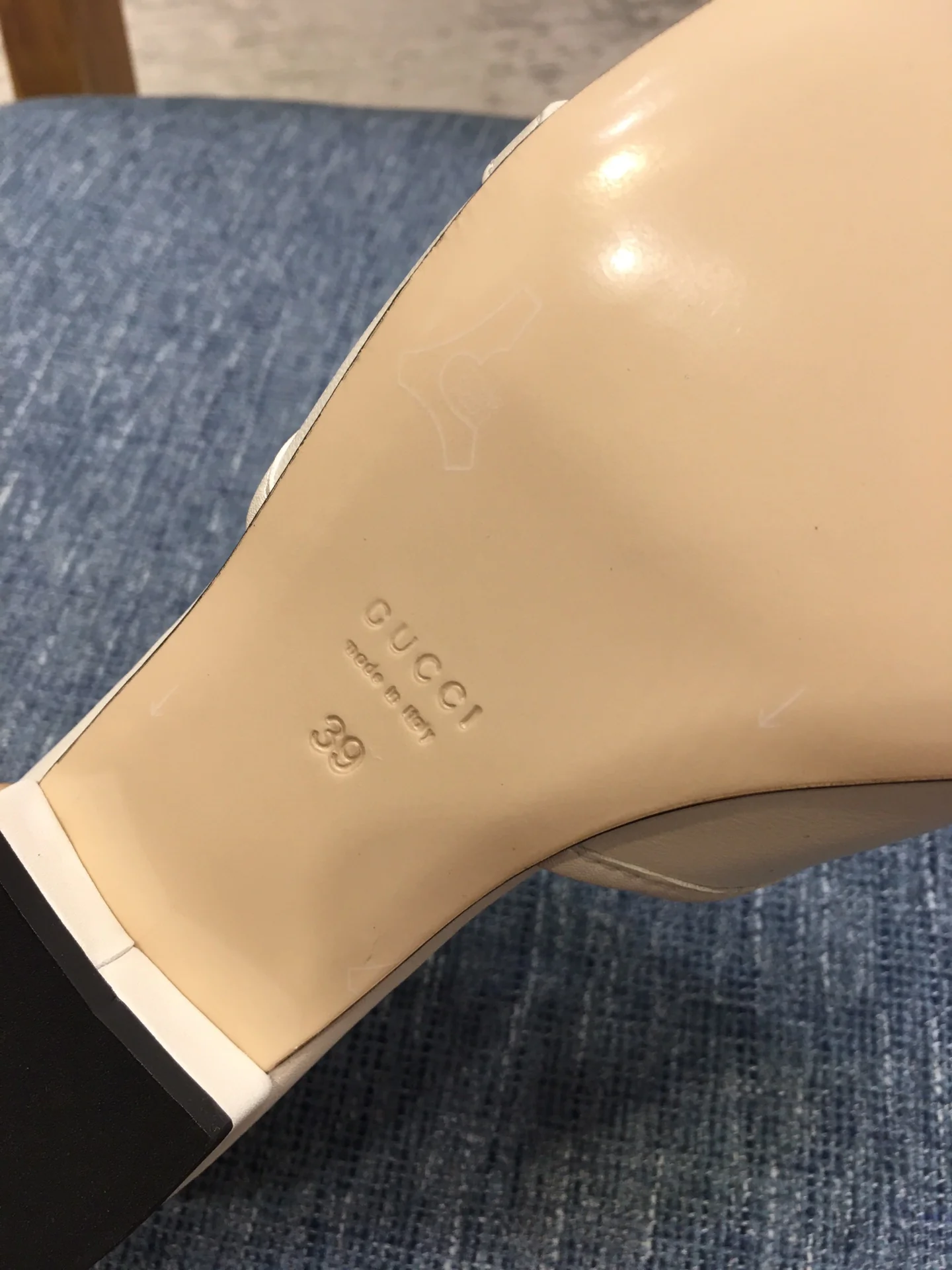 Gucci - Металлическая цепочка - Квадратный носок - Тапочки