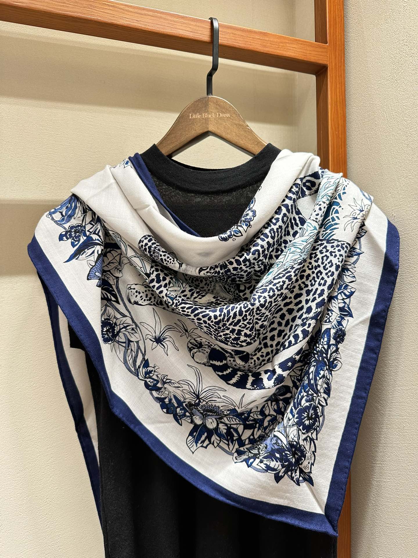 Шарф Dior 2024 Jungle Love - синий