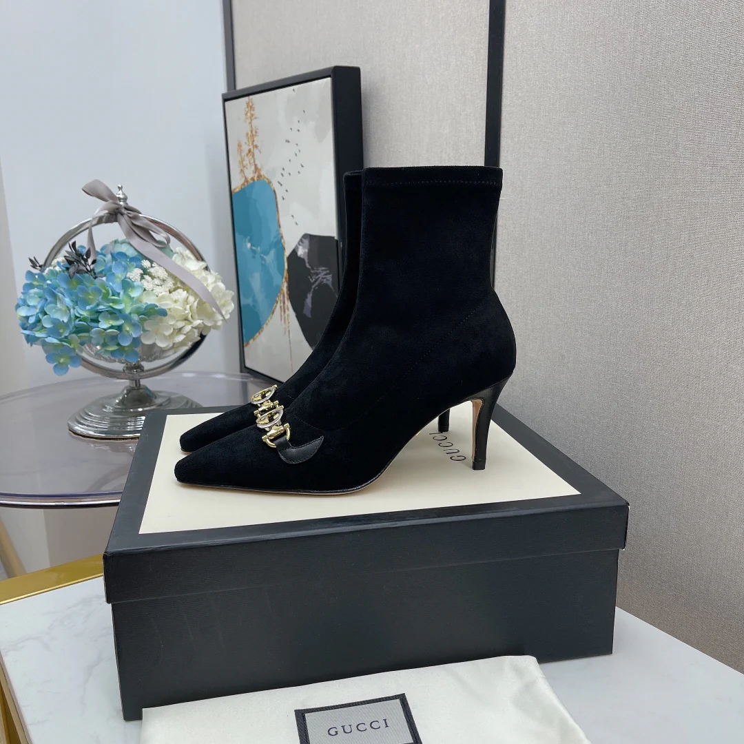 Gucci - Ботильоны на низком каблуке