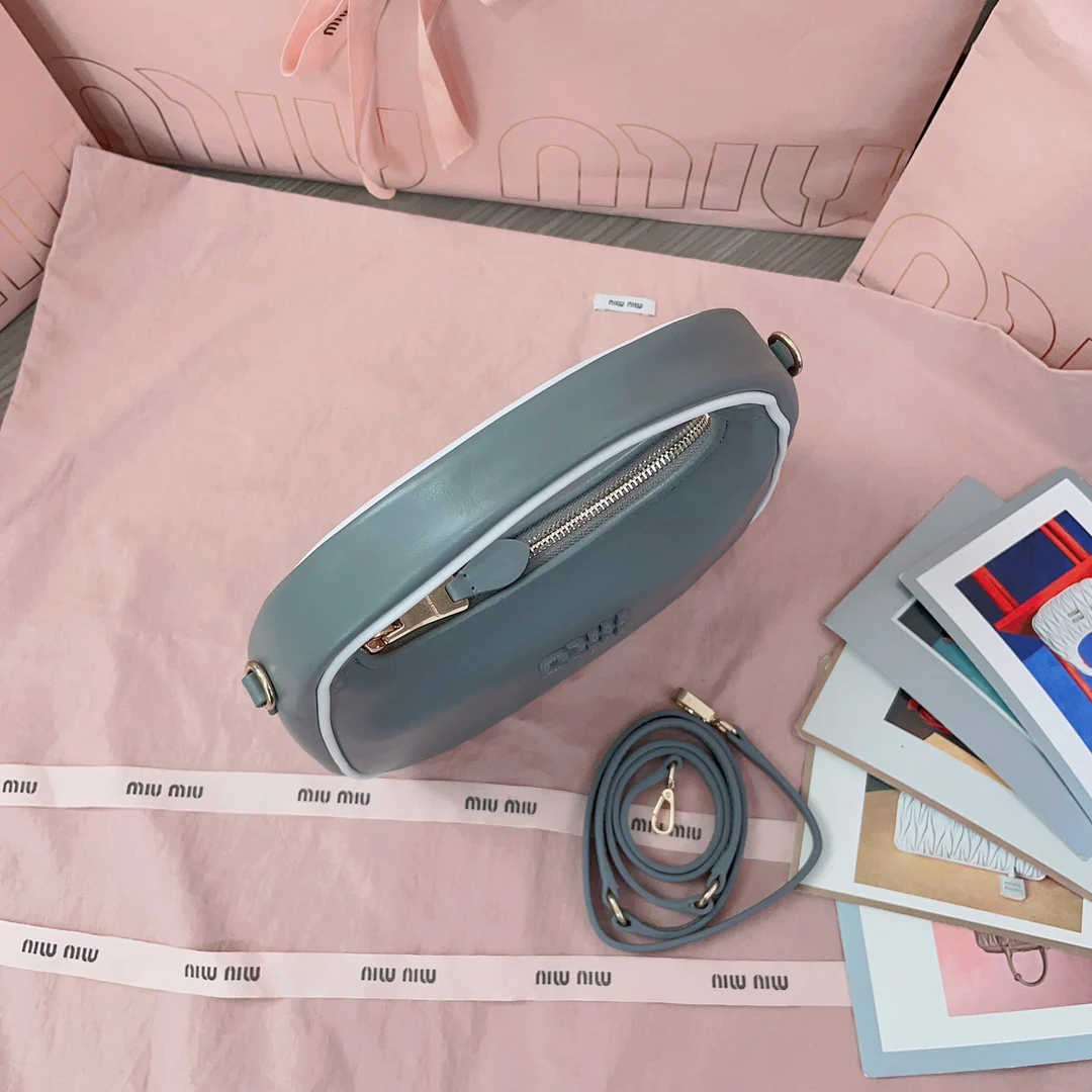 Сумка Miu Miu 5bc125 miuwander - сине-серый