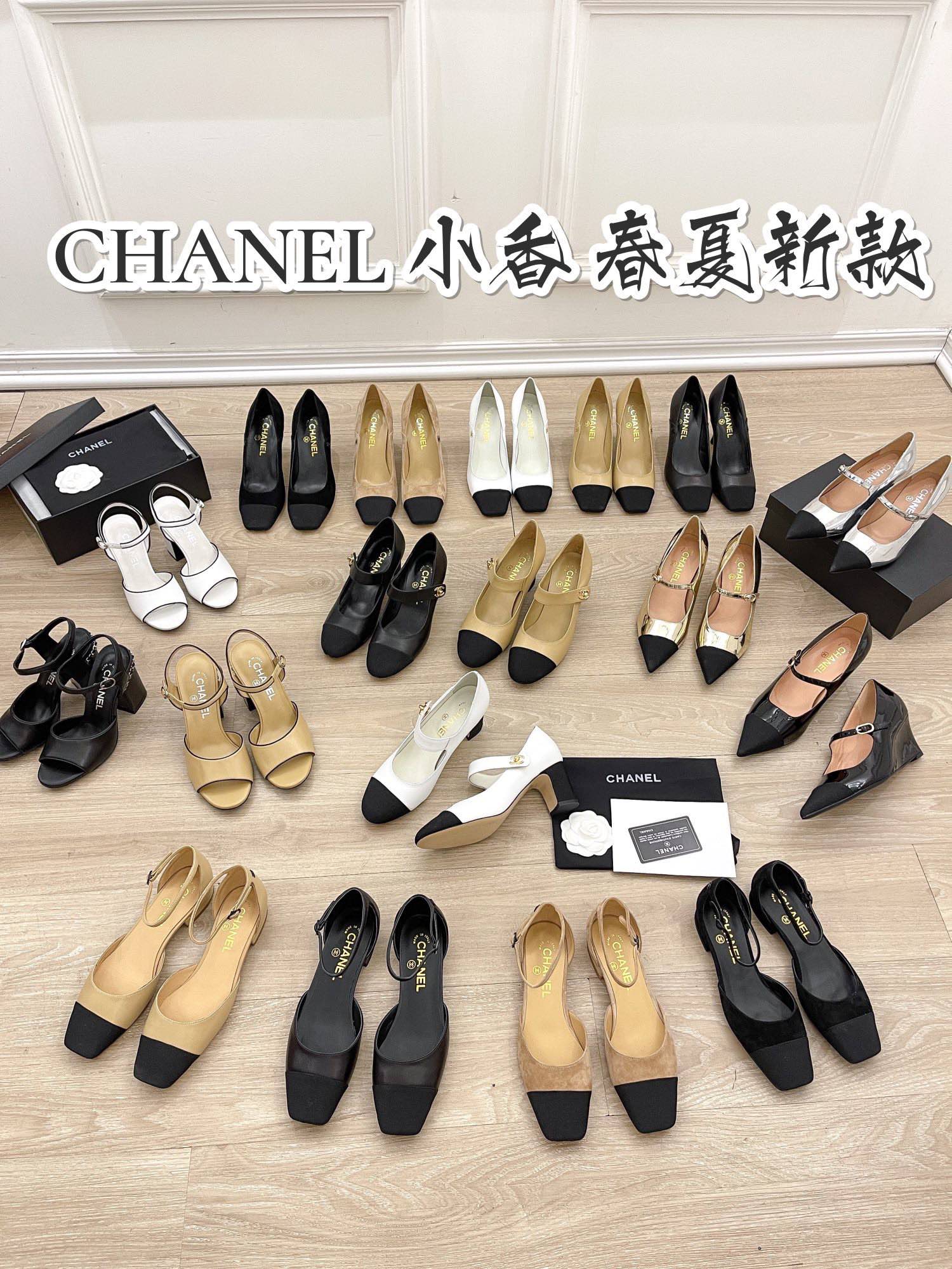 Новые поступления коллекции Chanel весна/лето — туфли на каблуках, балетки, сандалии — изображение коллекции