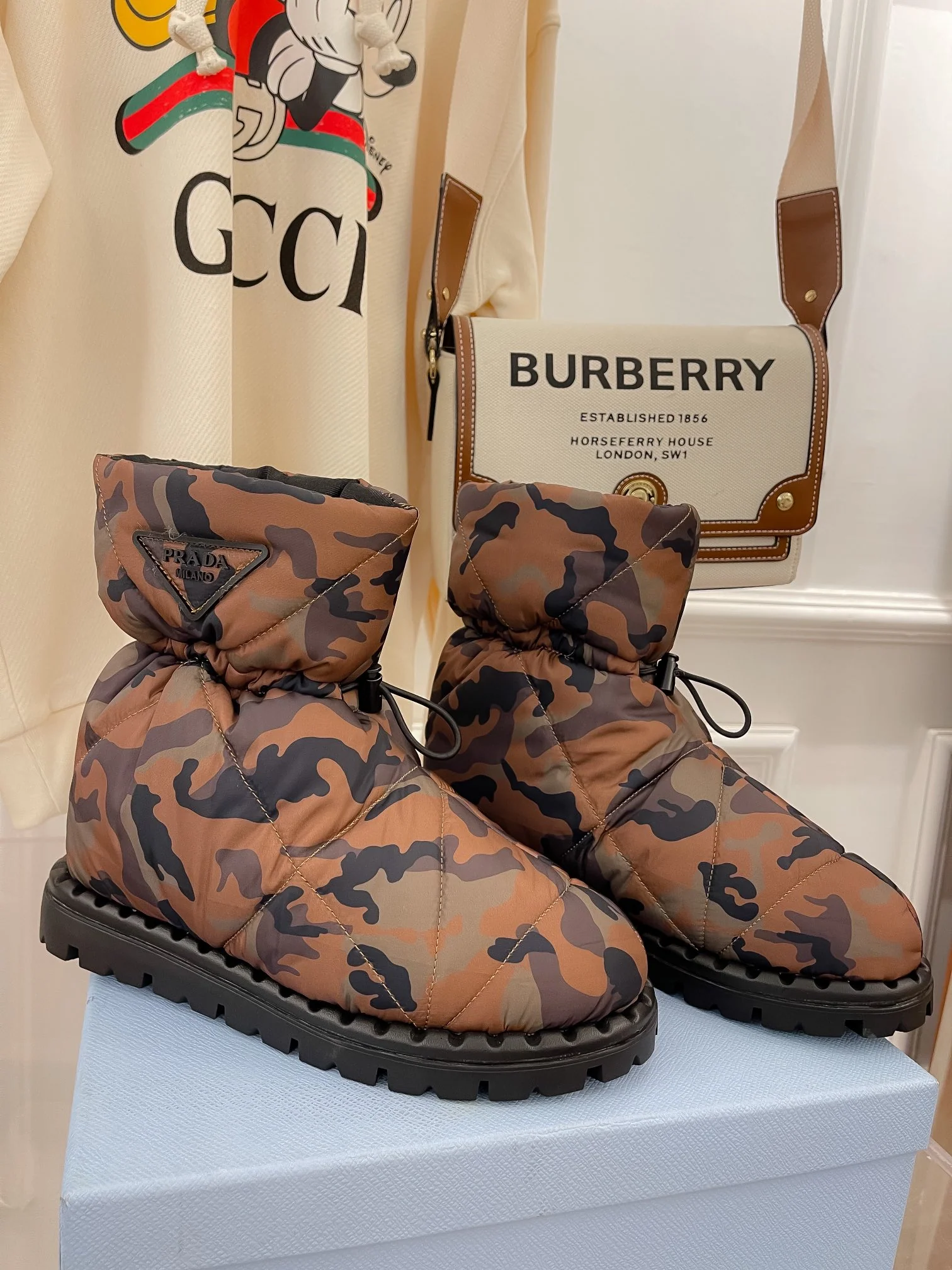 Обувь Prada - Prada - Хит продаж - Пуховые сапоги для снега