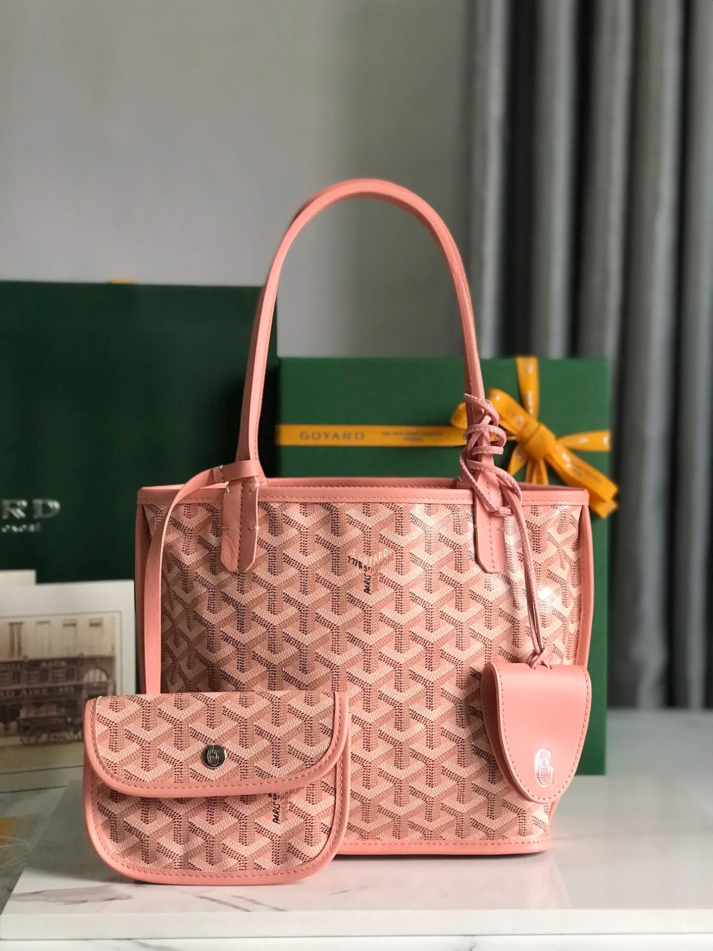 Мини-Сумочка Goyard Anjou - Розовый