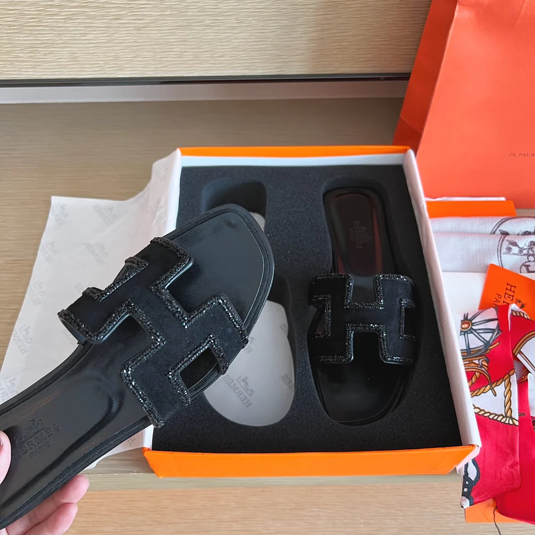 Сандалии Hermes-h Flat Sandals-7