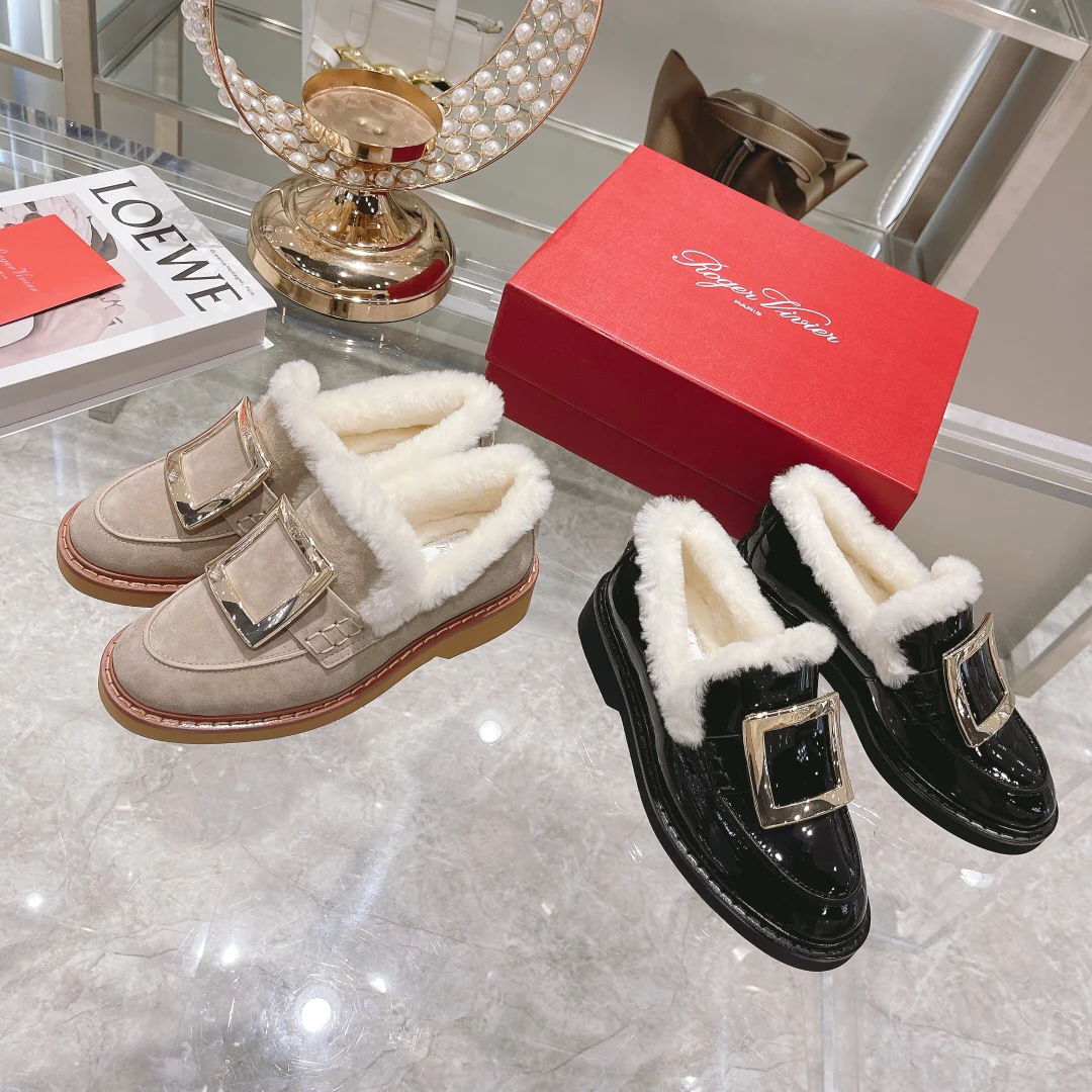 Новые уникальные ботильоны на каблуке RV, улучшенная версия, шерстяные ботинки - 3