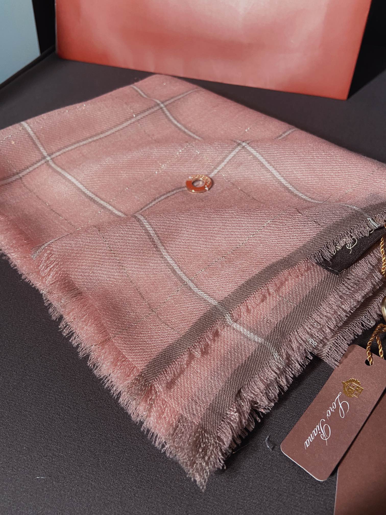 Loro Piana - Ультракашемир - Импортные золотые и серебряные нити - Роскошная классика - 88-190 см