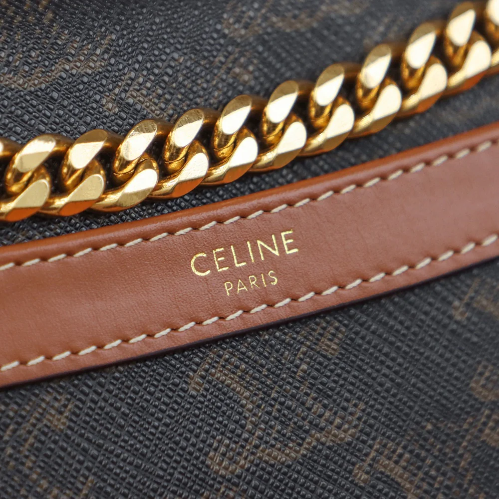 Сумка для фотоаппарата Celine Patapans Triomphe Classic Monogram через плечо