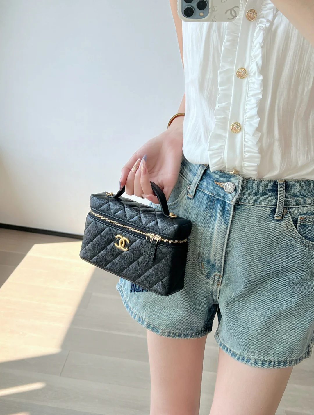 Клатч Chanel 25p-LP Box - черный