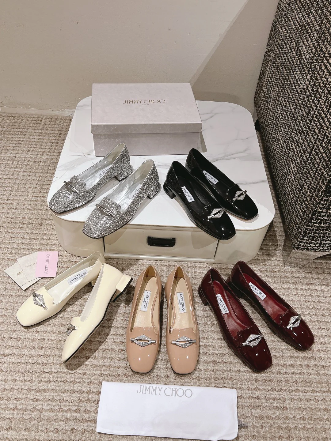 Джимми - балетки с квадратным носком