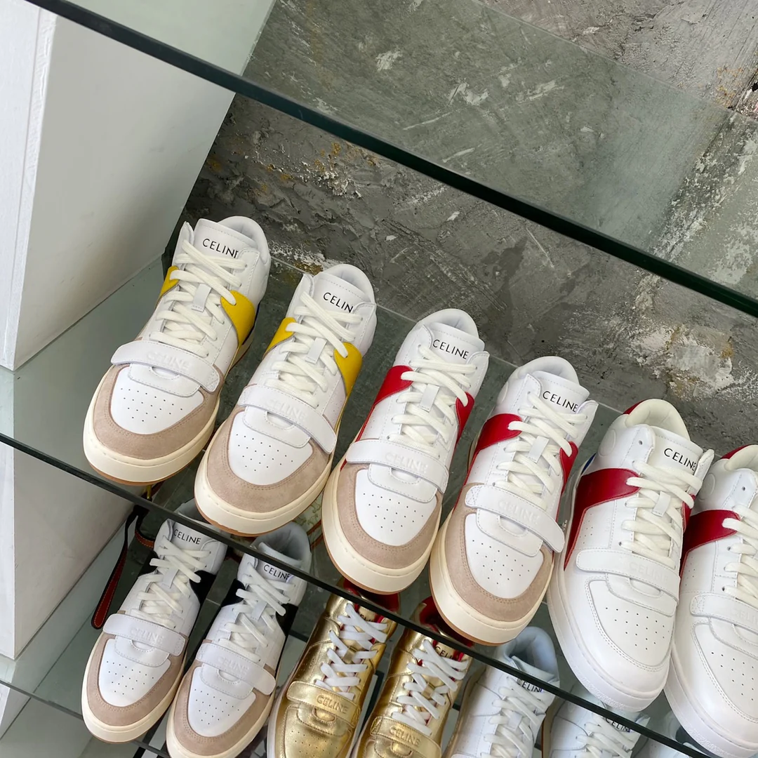 Спортивные повседневные высокие кроссовки Celine — модель унисекс — изображение из коллекции