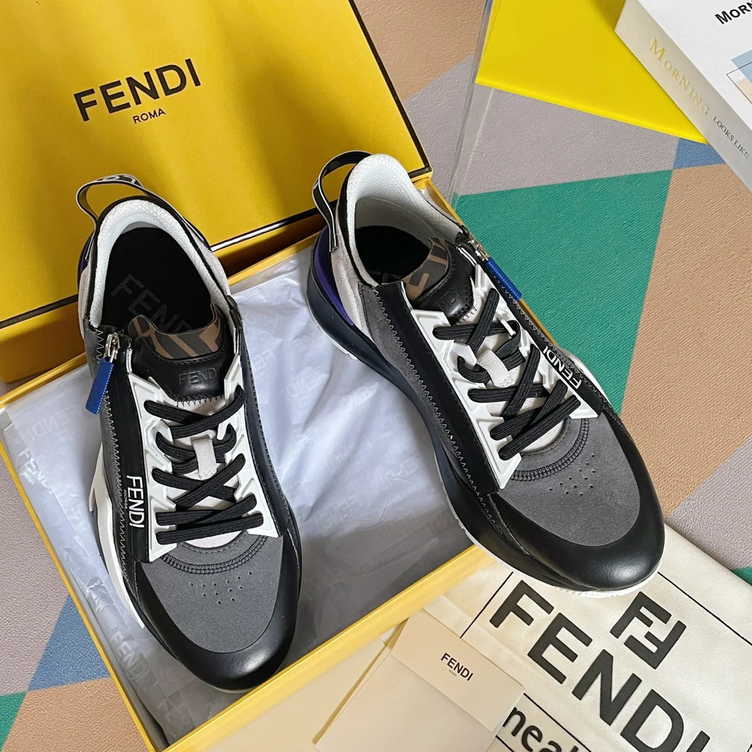 Fendi - Повседневные кроссовки - Серые