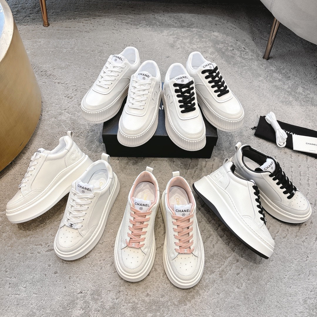 Повседневные туфли Chanel Panda с цветовыми блоками - изображение из коллекции