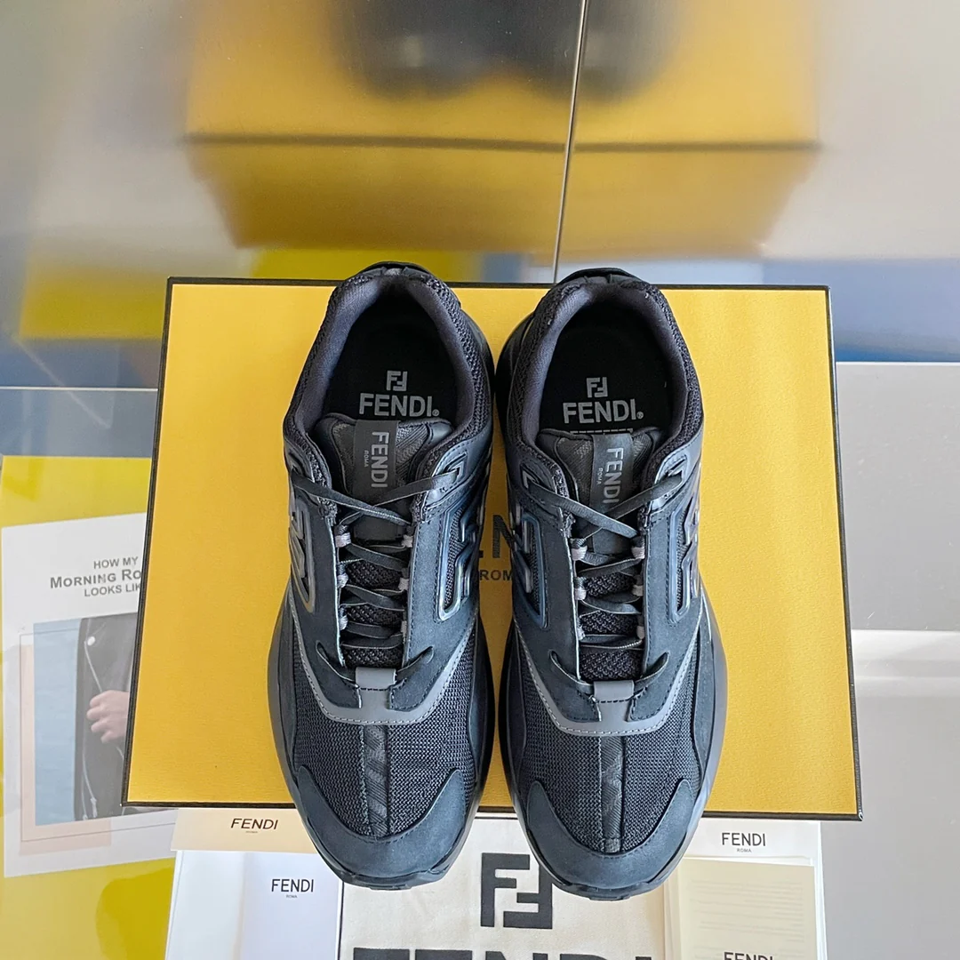 Кроссовки Fendi - Парные - Черные