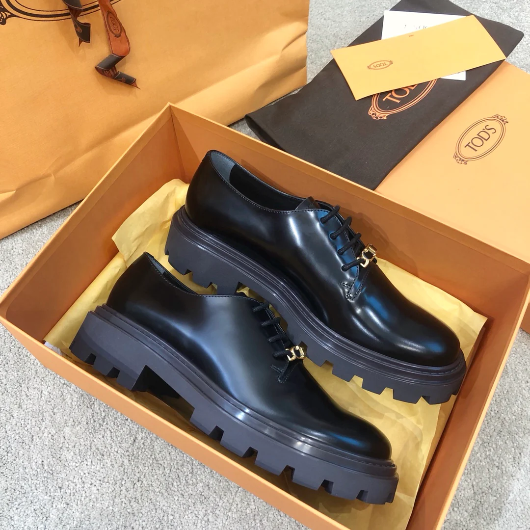 Лоферы на платформе Tods - 4