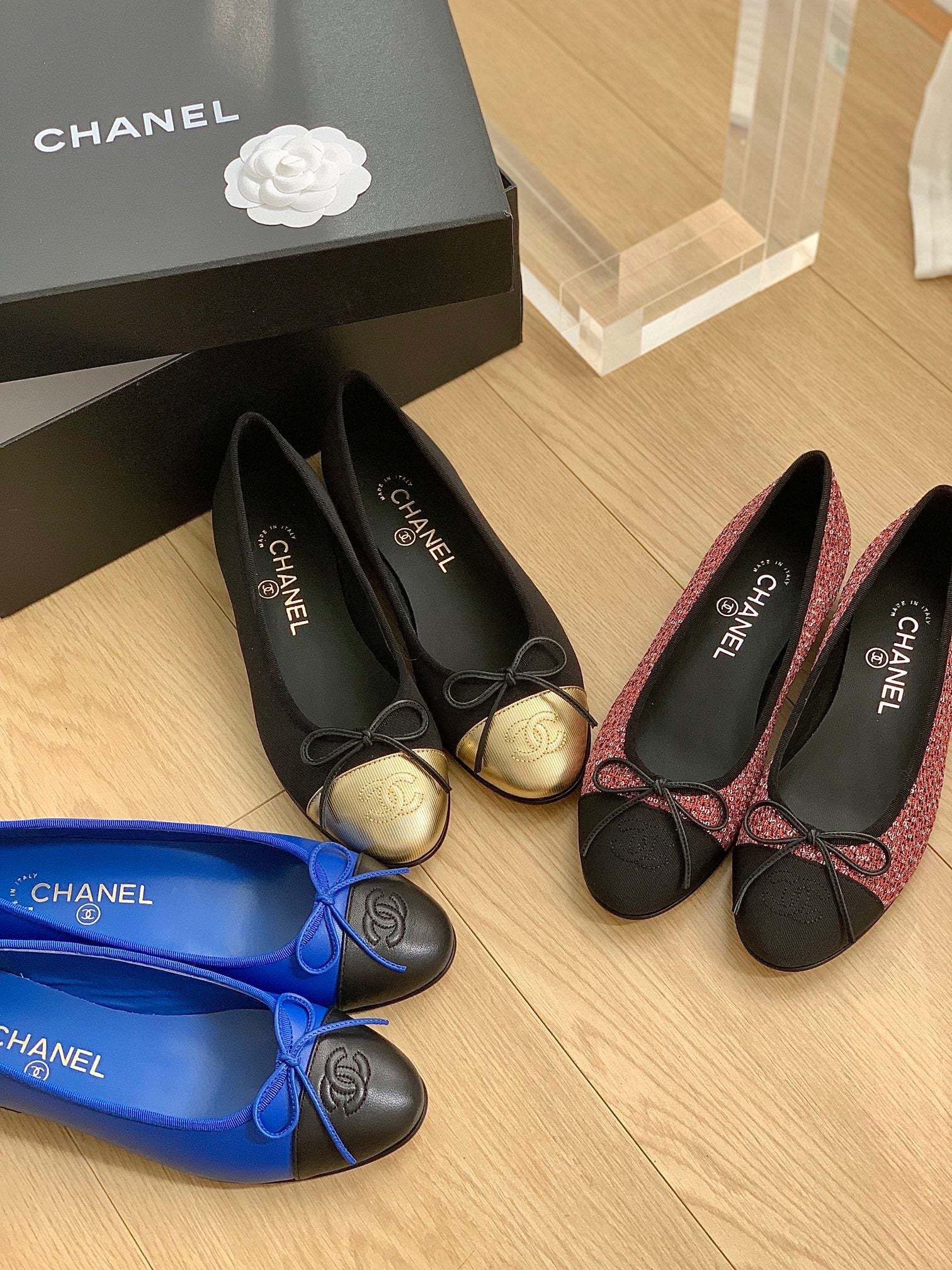 Новый цвет Chanel 2023 - Балетки - Черный