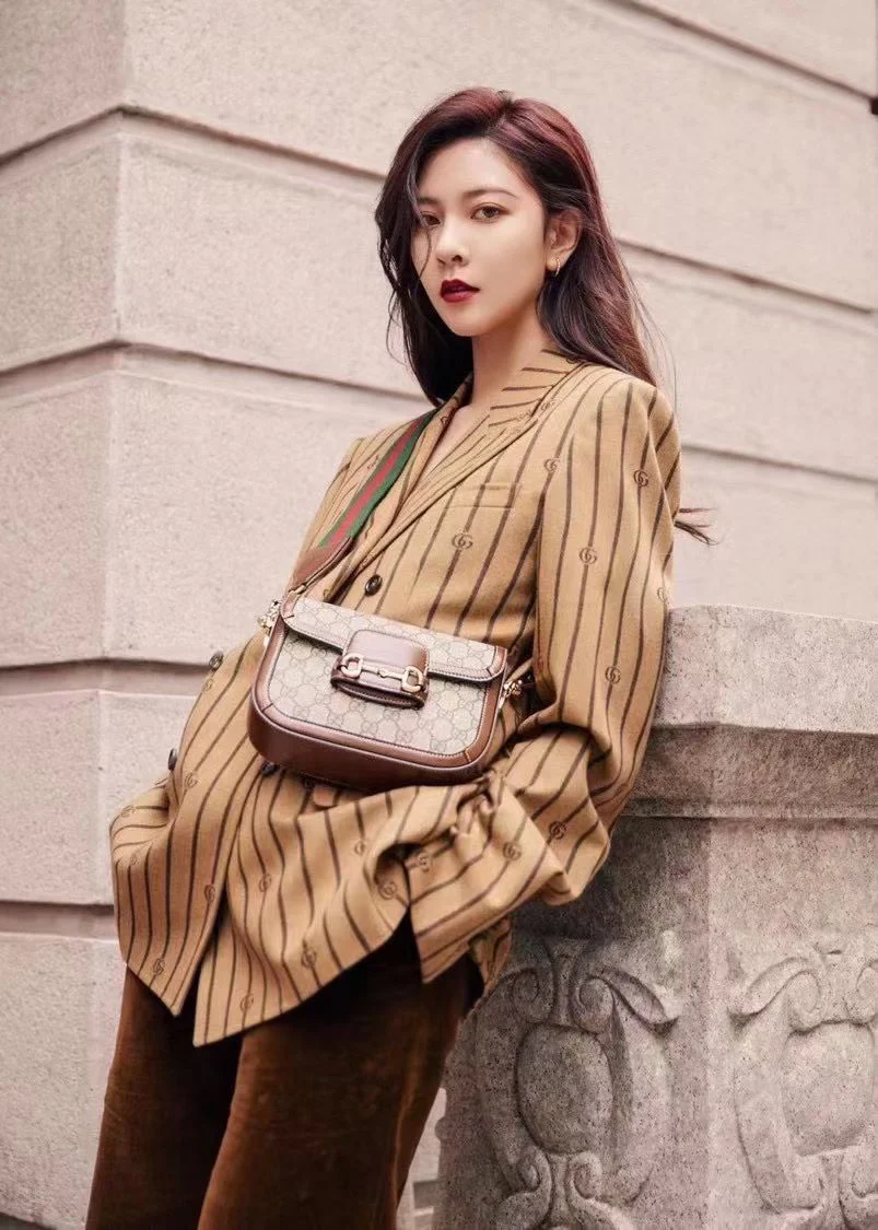 Сумка-седло Gucci 1955 с пряжкой в ??виде подковы - маленькая, 20-5 см