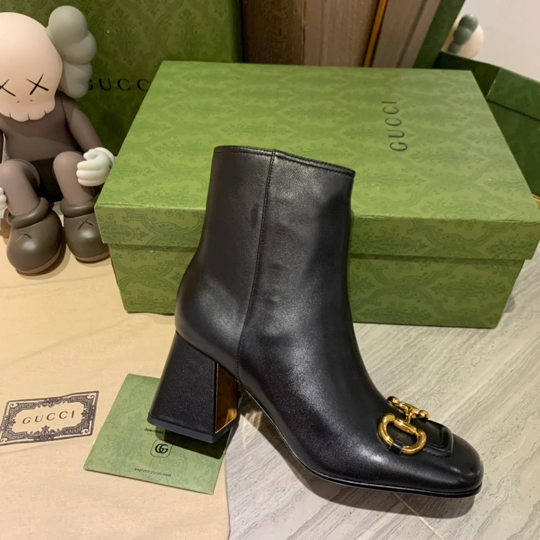 Gucci - Сапоги на высоком каблуке - Ботильоны