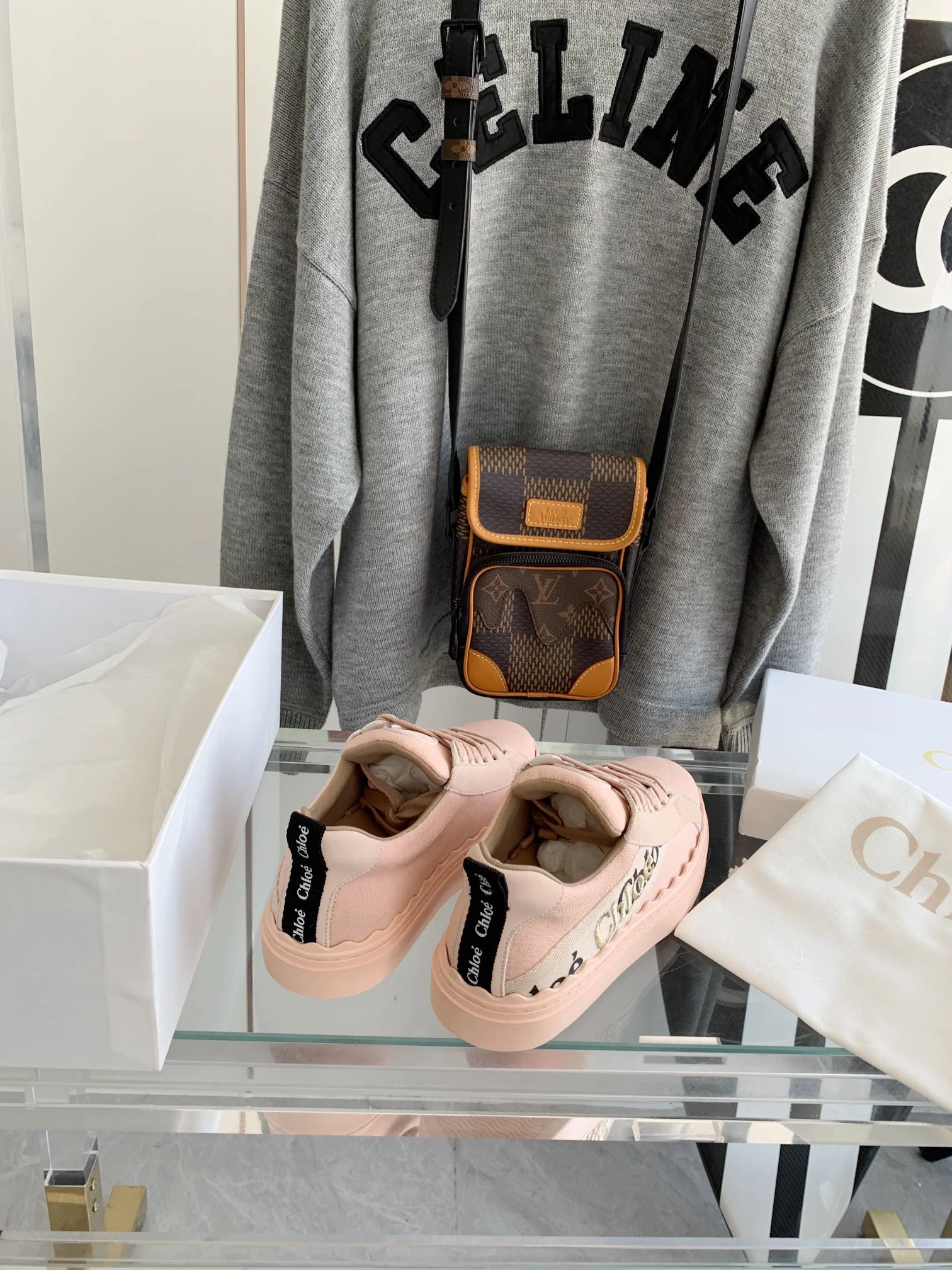 Кроссовки на платформе Chloe - повседневная обувь