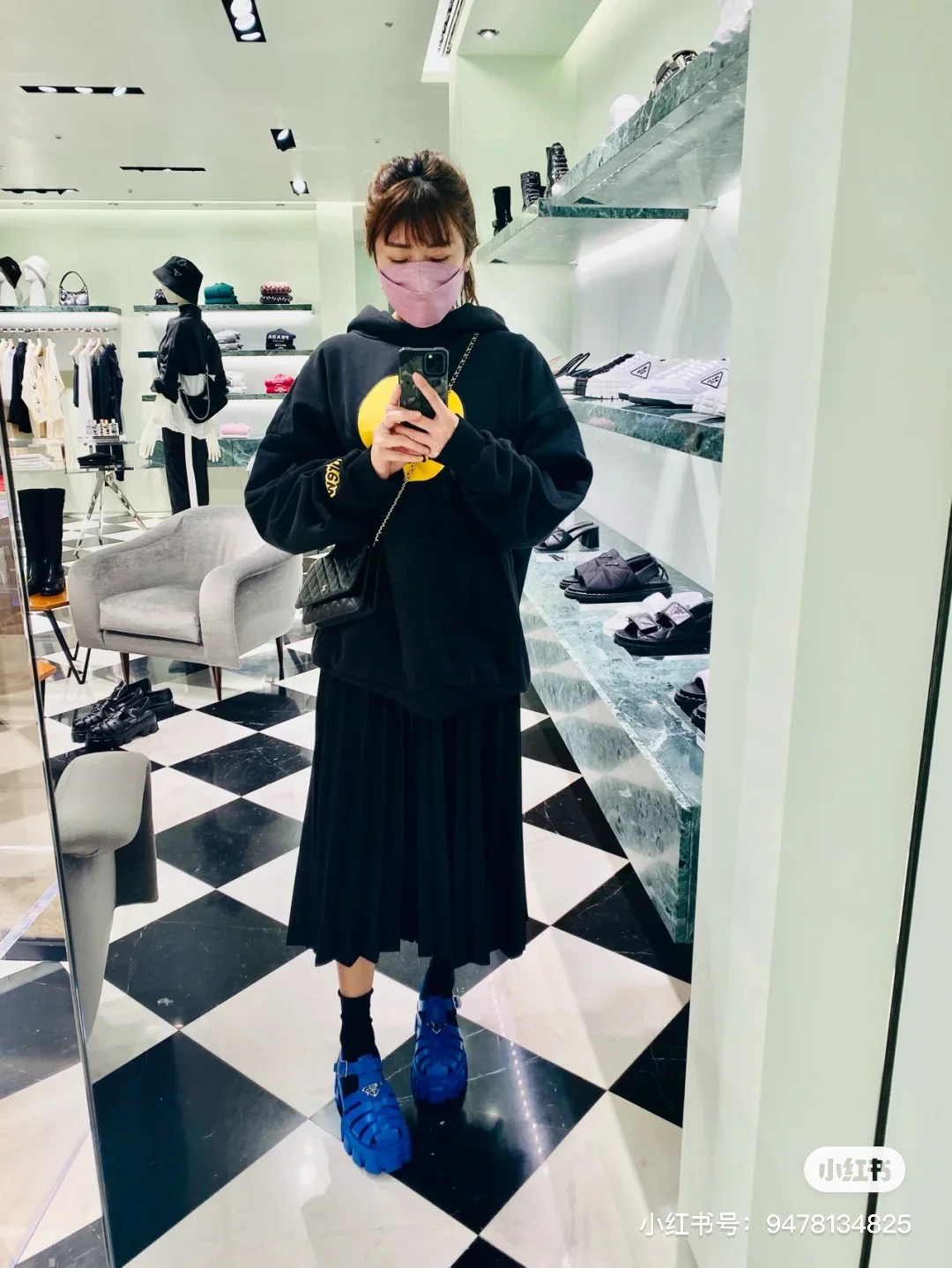 Prada - Синие сандалии