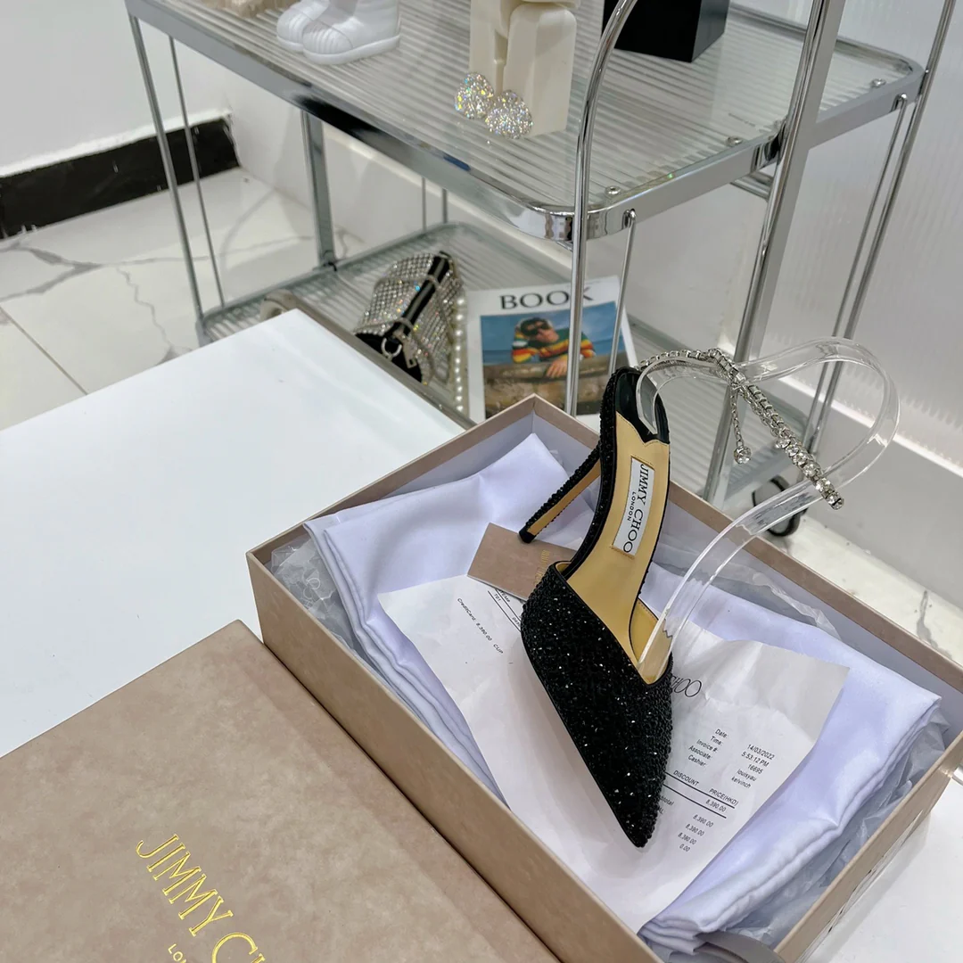 Джимми - Черные туфли на высоком каблуке