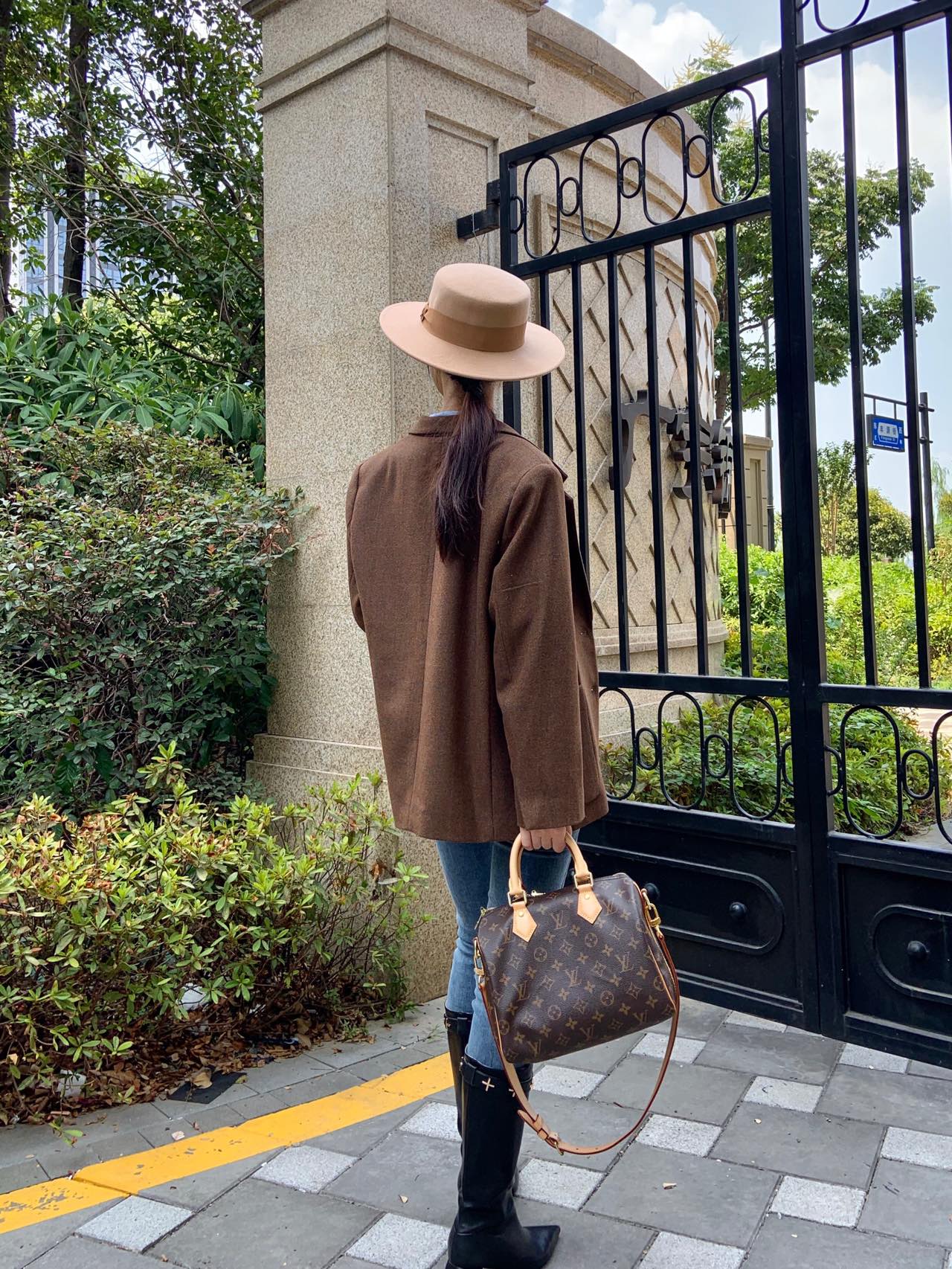 m41113-LV-speed-25-Сумка/Кроссбоди-Классическая канва Monogram