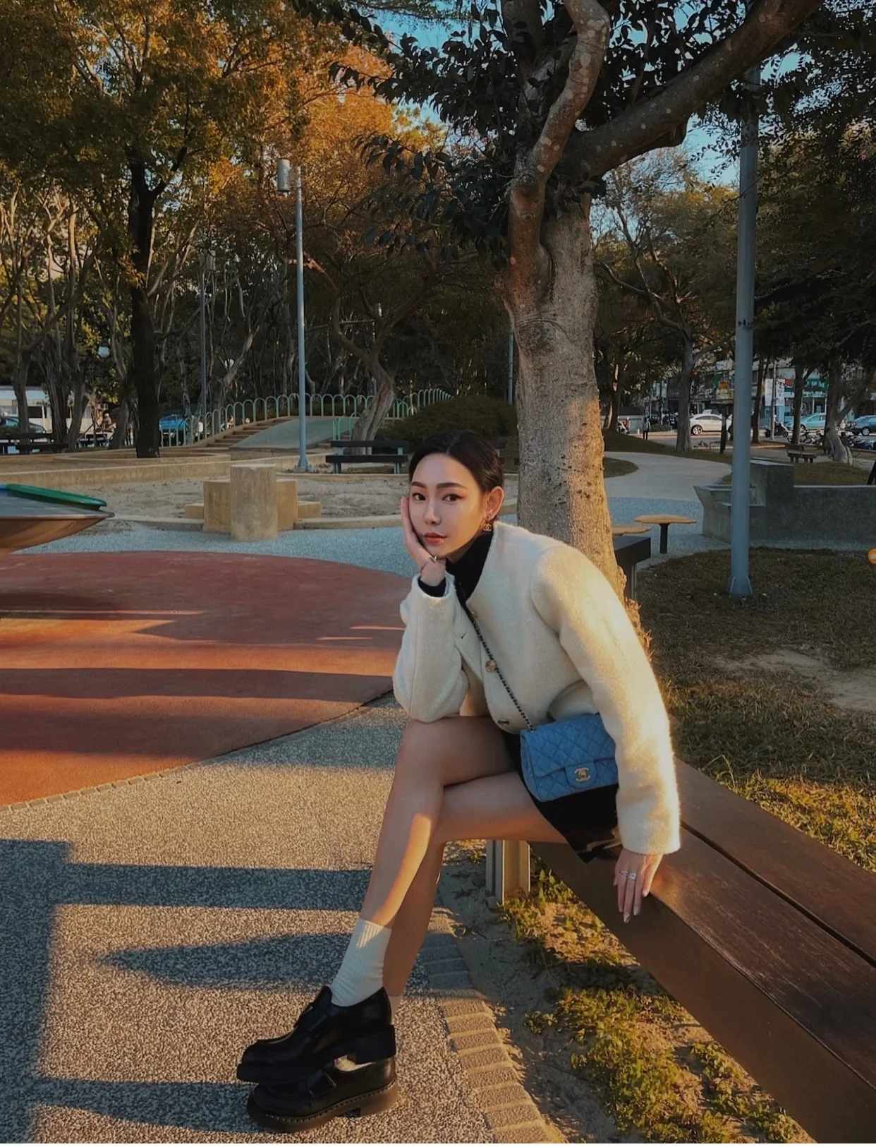 Chanel - Сумка с квадратным клапаном 