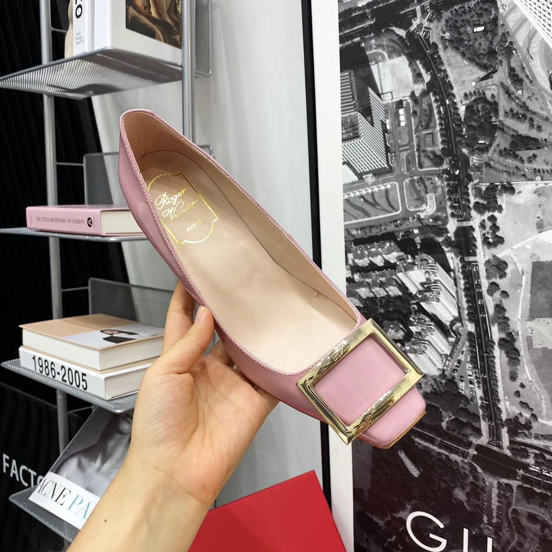 RV-7-5 см Каблук-банан - Розовый с фиолетовым