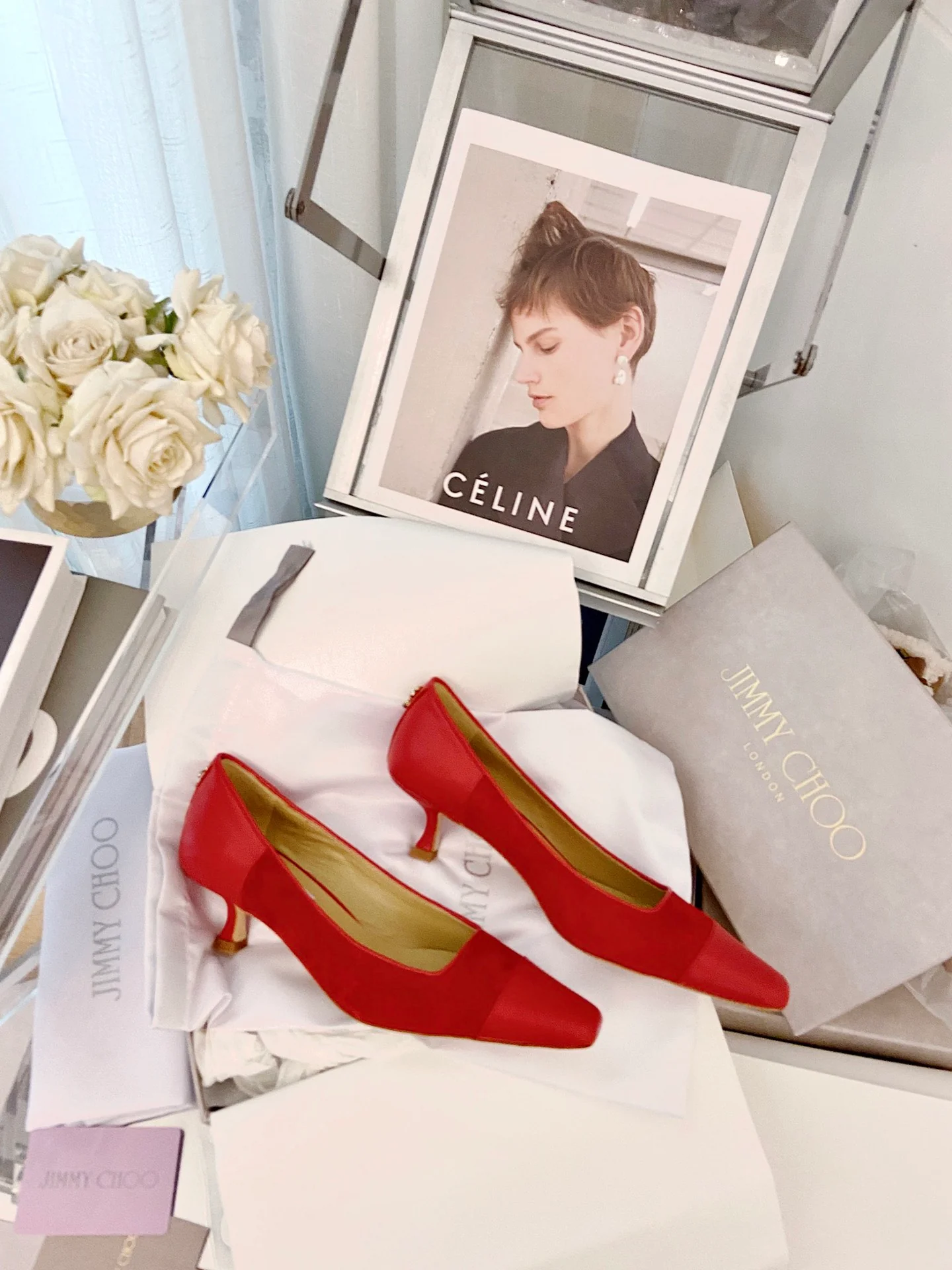 Туфли на низком каблуке Jimmy Retro с квадратным носком - 1