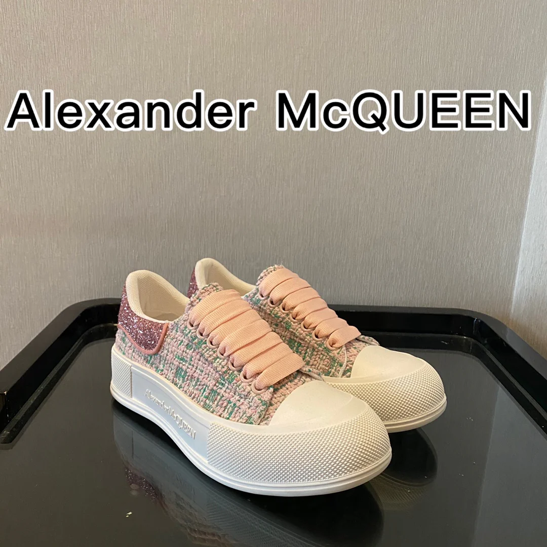 McQueen - Верх из шерсти - Подошва сзади - Ковшовые туфли