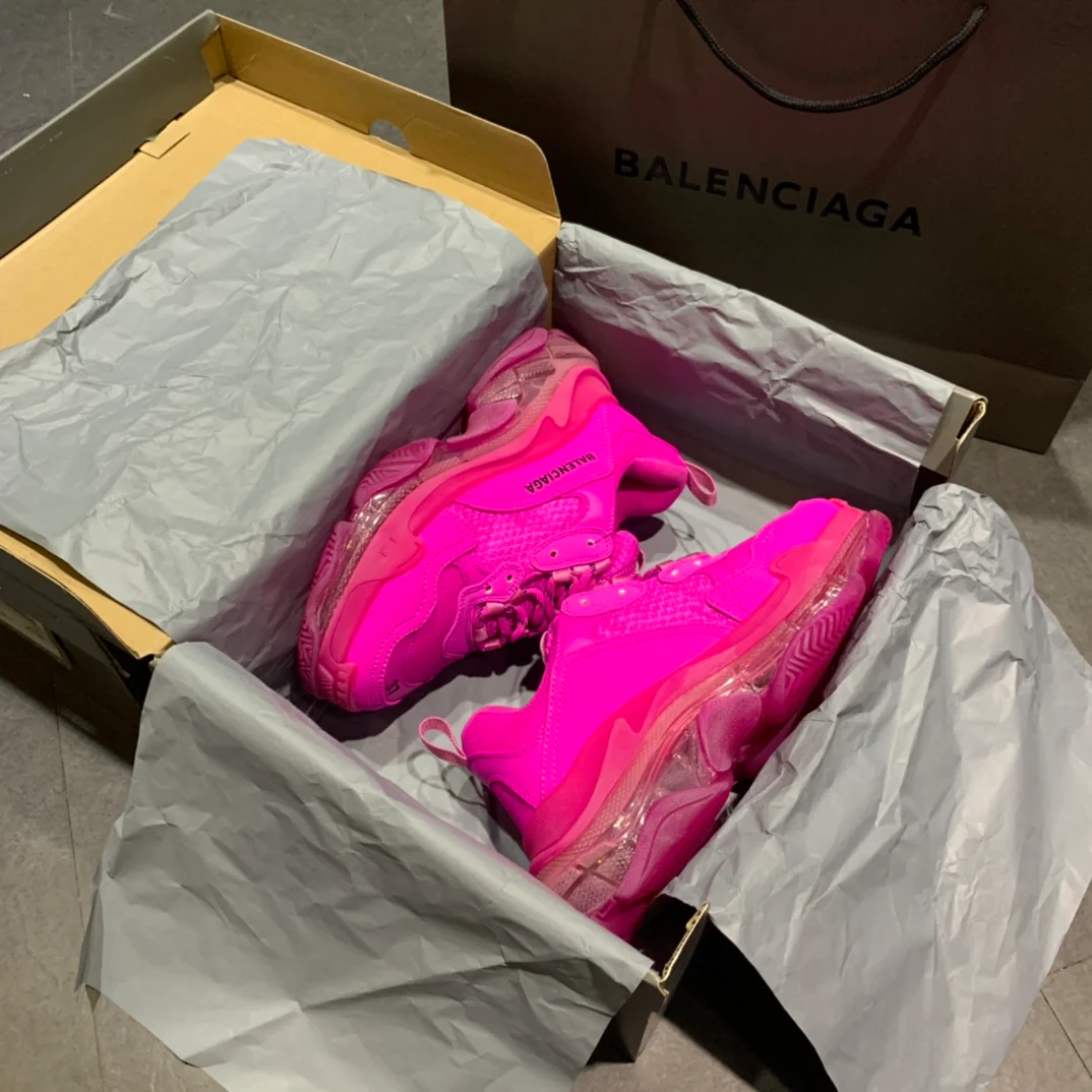 Li Shi - Папины кроссовки - Подошва с воздушной подушкой - Персиково-розовый