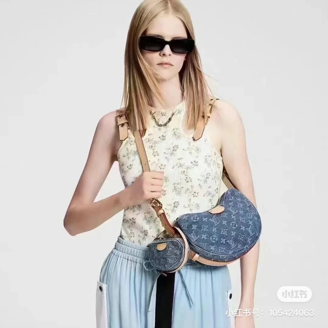 m46856-LV-Серия пакетов для круассанов-мм-Пакеты для круассанов-Джинсовая ткань