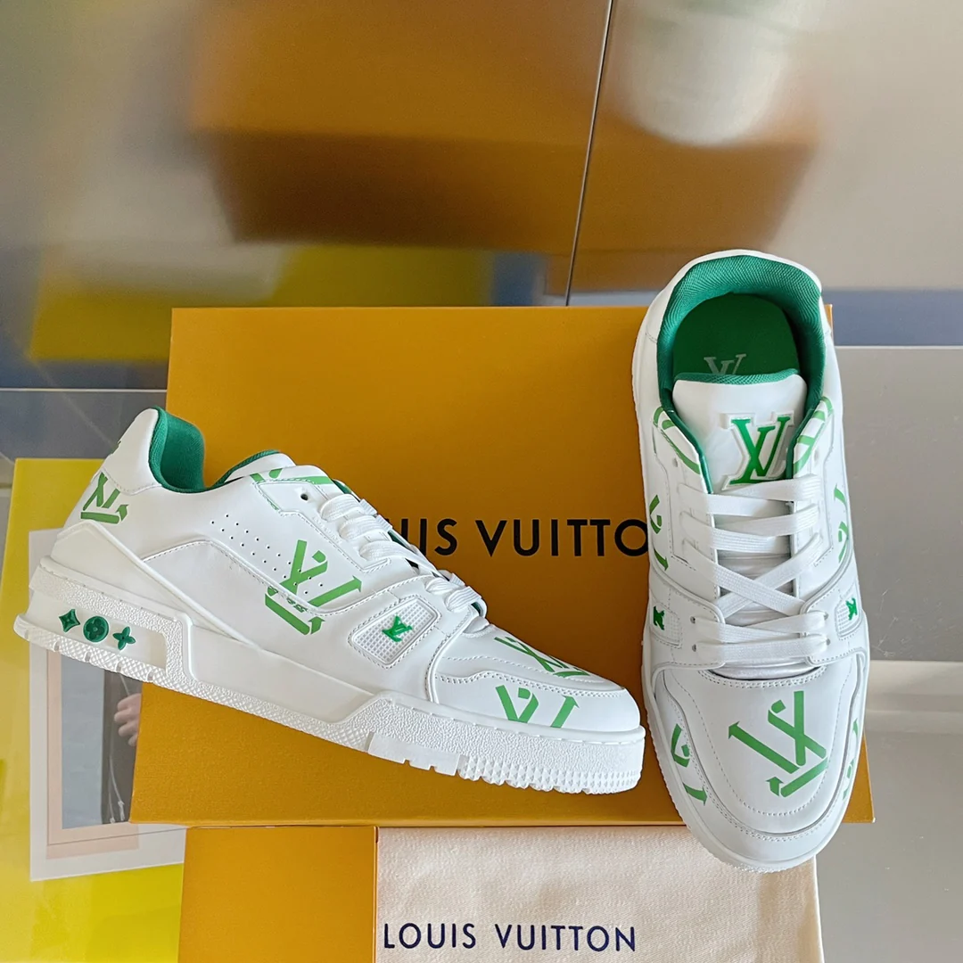 Кроссовки LV Trainer - зеленые
