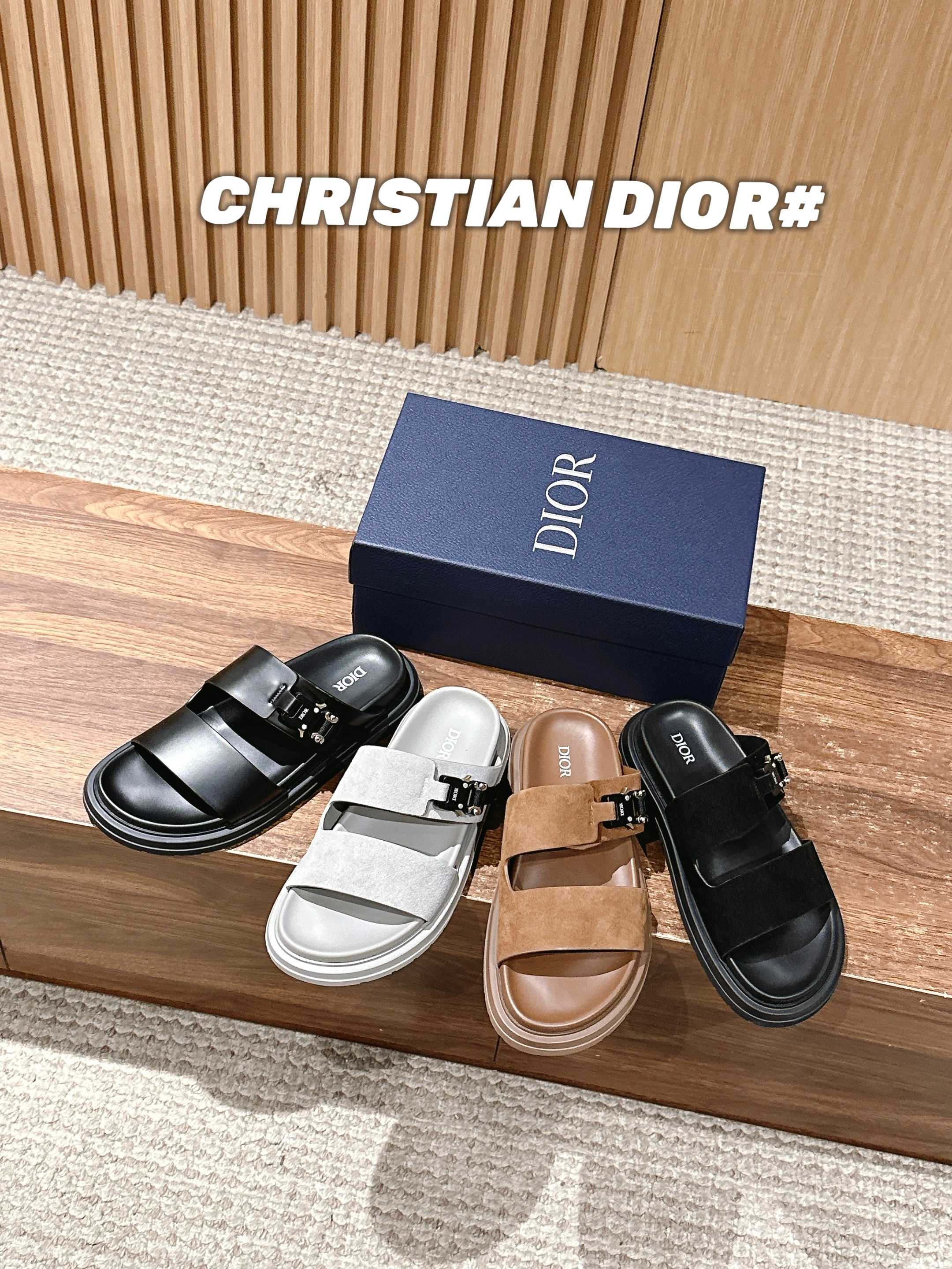 Тапочки Dior - Difficult Style - Черные - 1