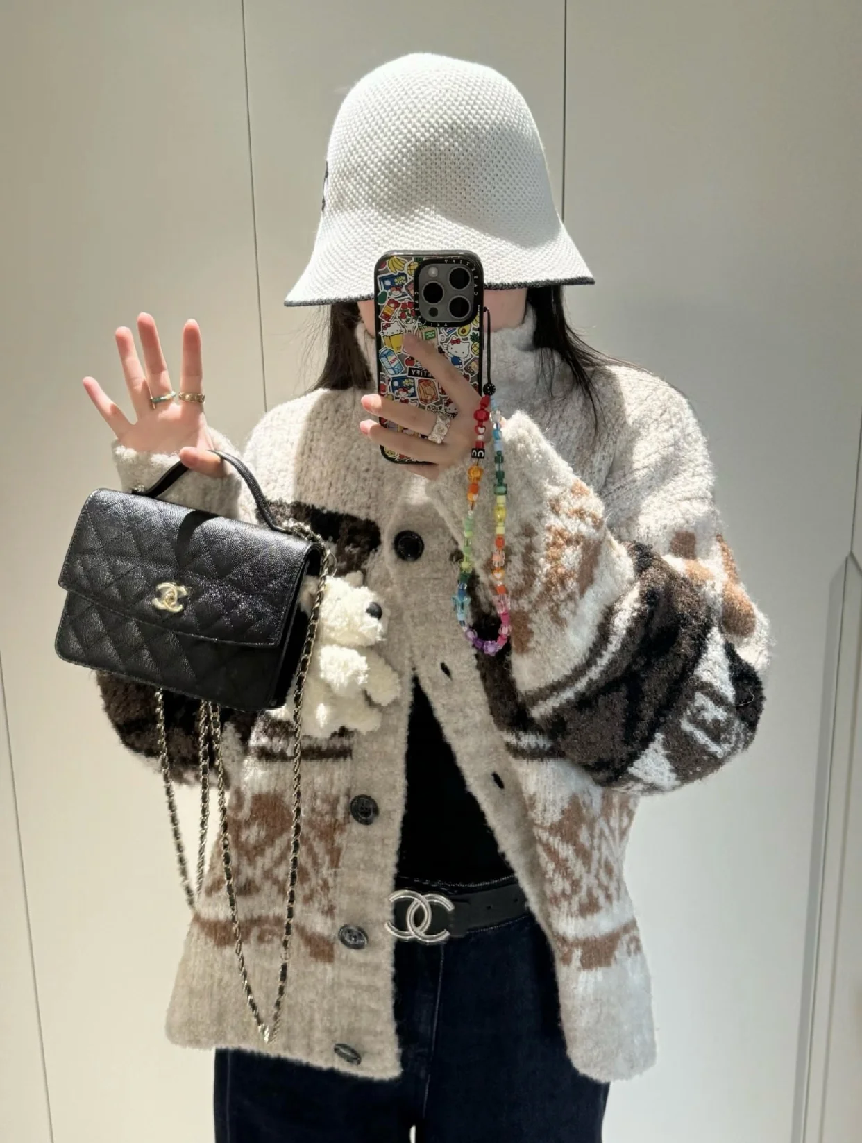 Рюкзак Chanel 25c Mailman - черный