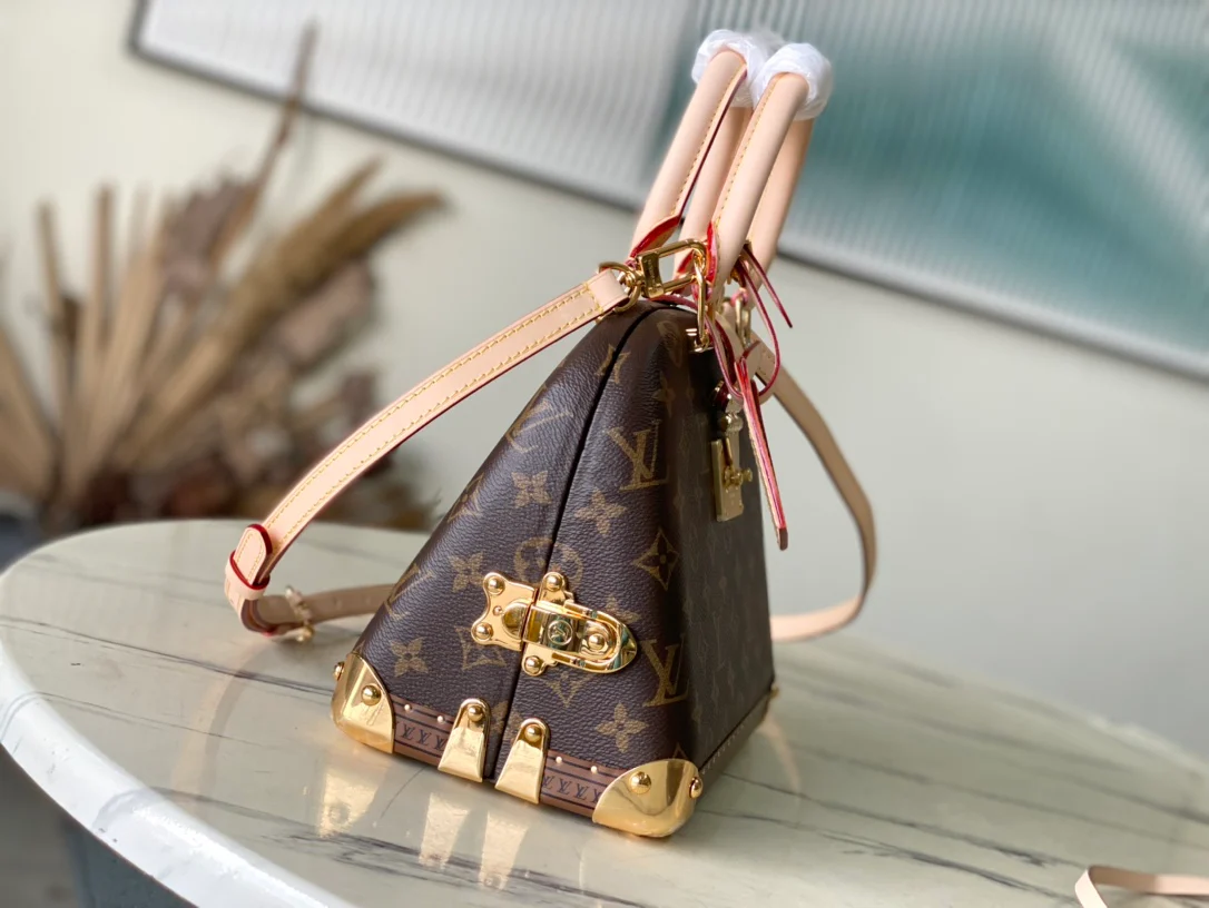 LV-m11114-Сумка Speedy, жесткий чехол, коричневый