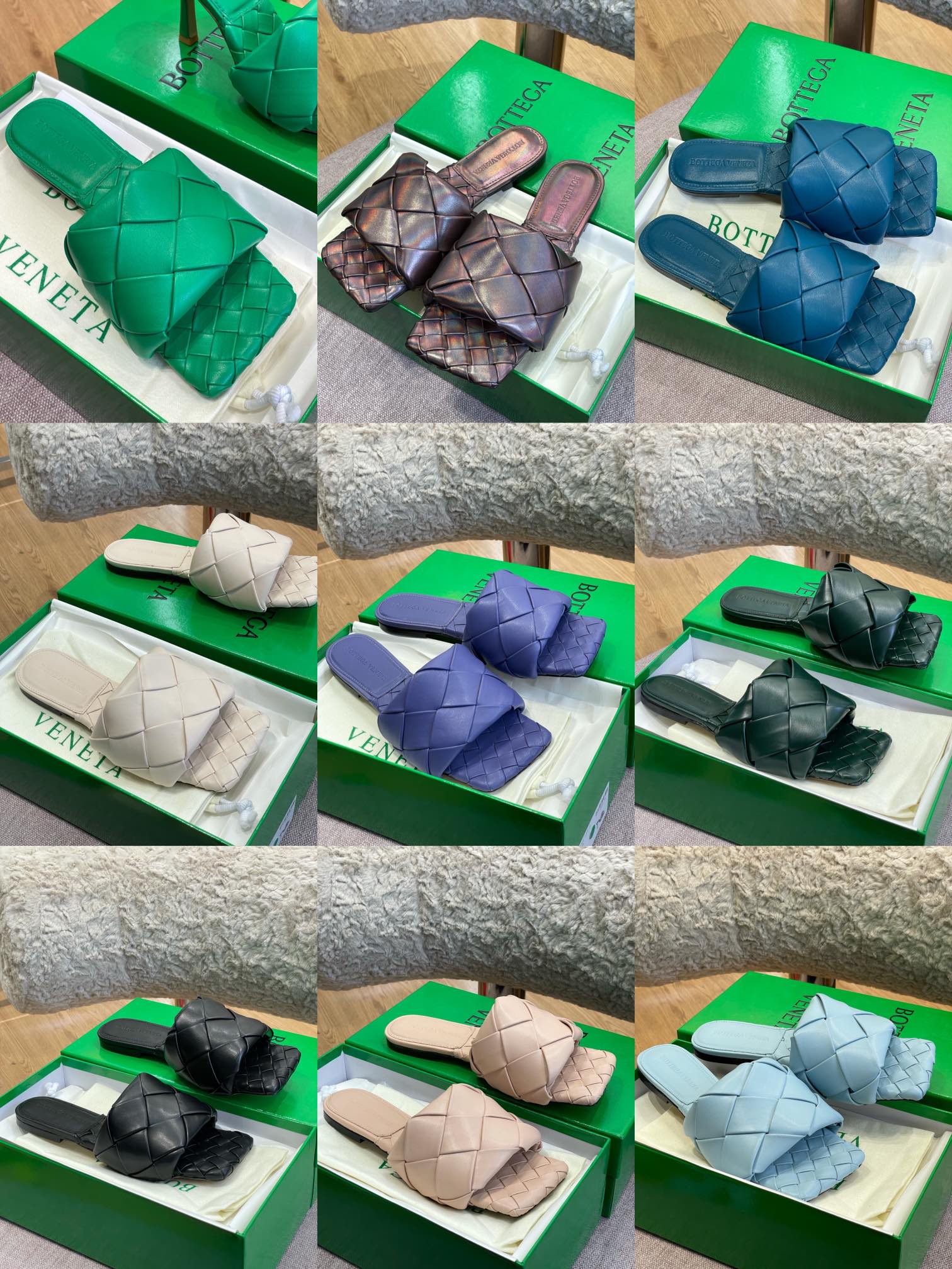 BV - Коллекция плетеных тапочек