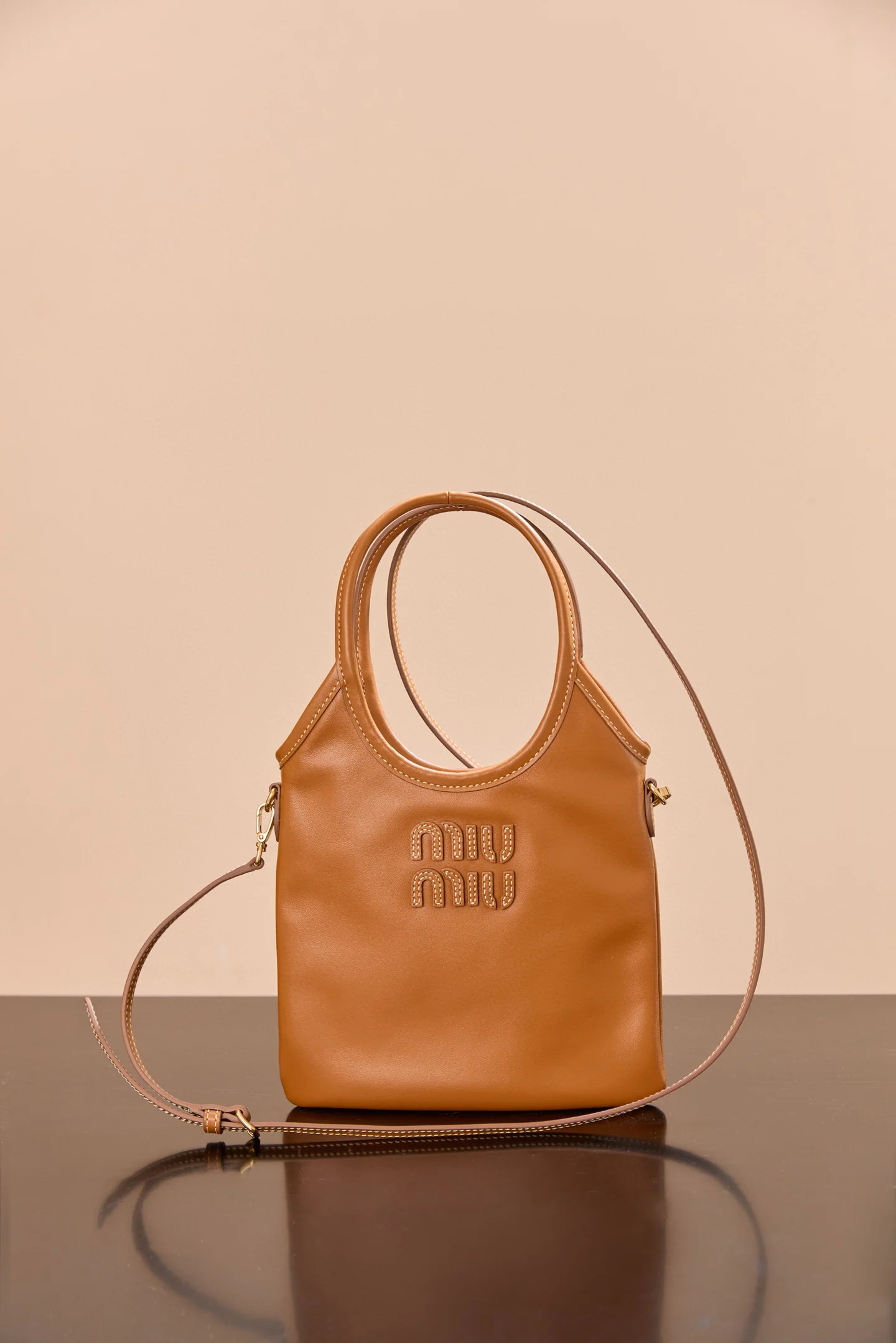 Сумка-шоппер Miu Miu-5ba281m650-??? Маленькая, коричневая