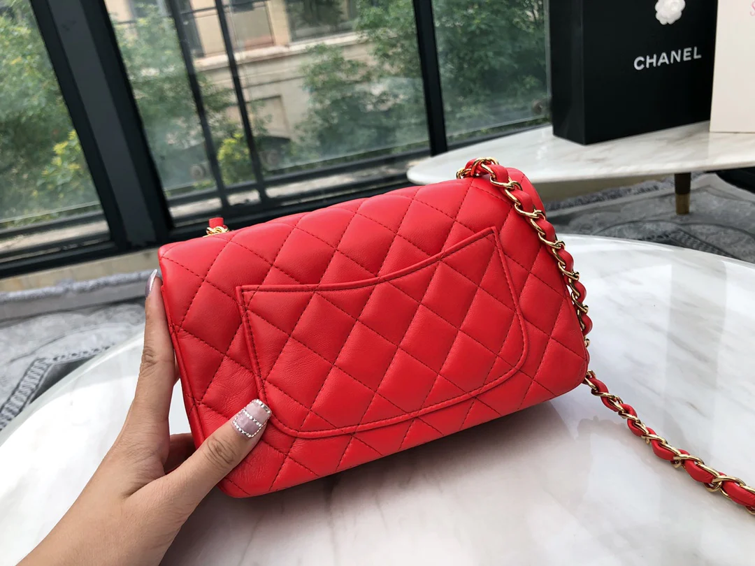 Сумка Chanel CF весна/лето 2019 - овечья кожа - 20 см - 1