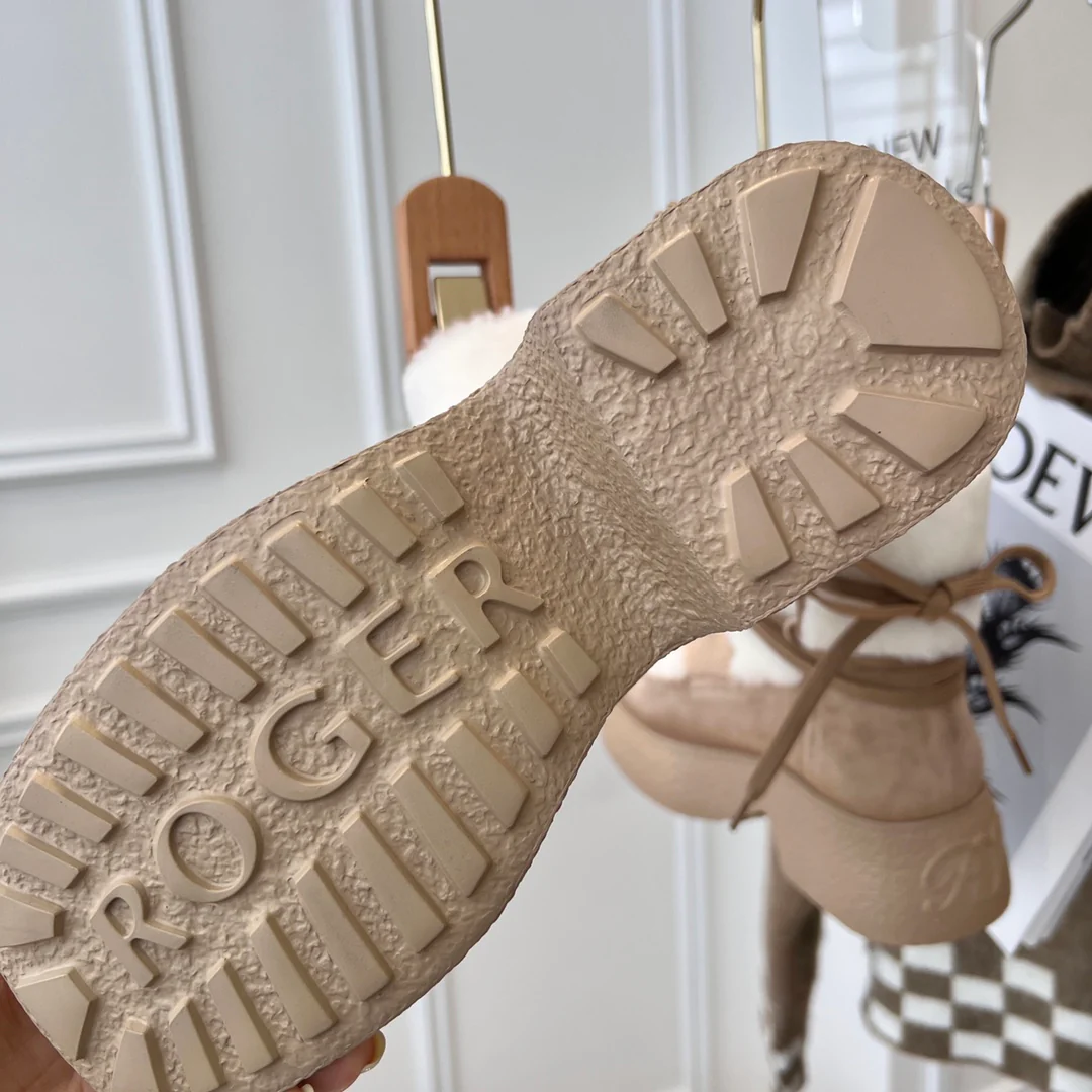 Шерстяные ботинки на платформе из коллекции RV осень/зима 2021