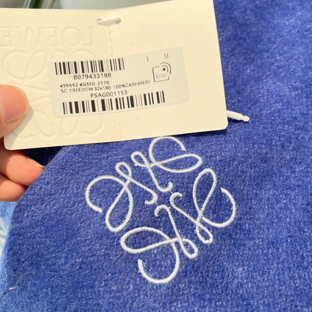 Двусторонний кашемировый шарф Lolwei - 32-180 см