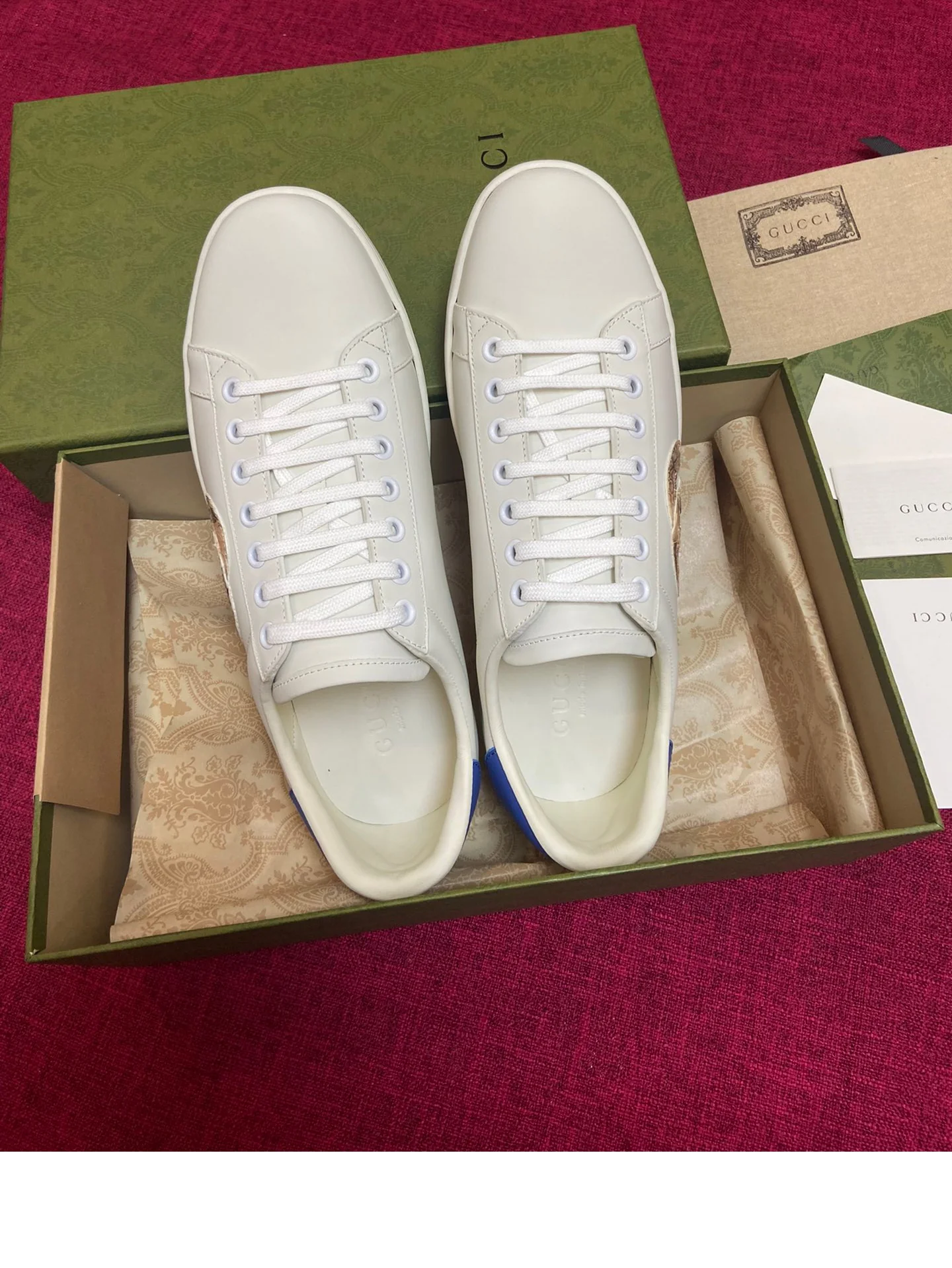 Gucci - Белые кроссовки - Кроссовки - Повседневная обувь - 14