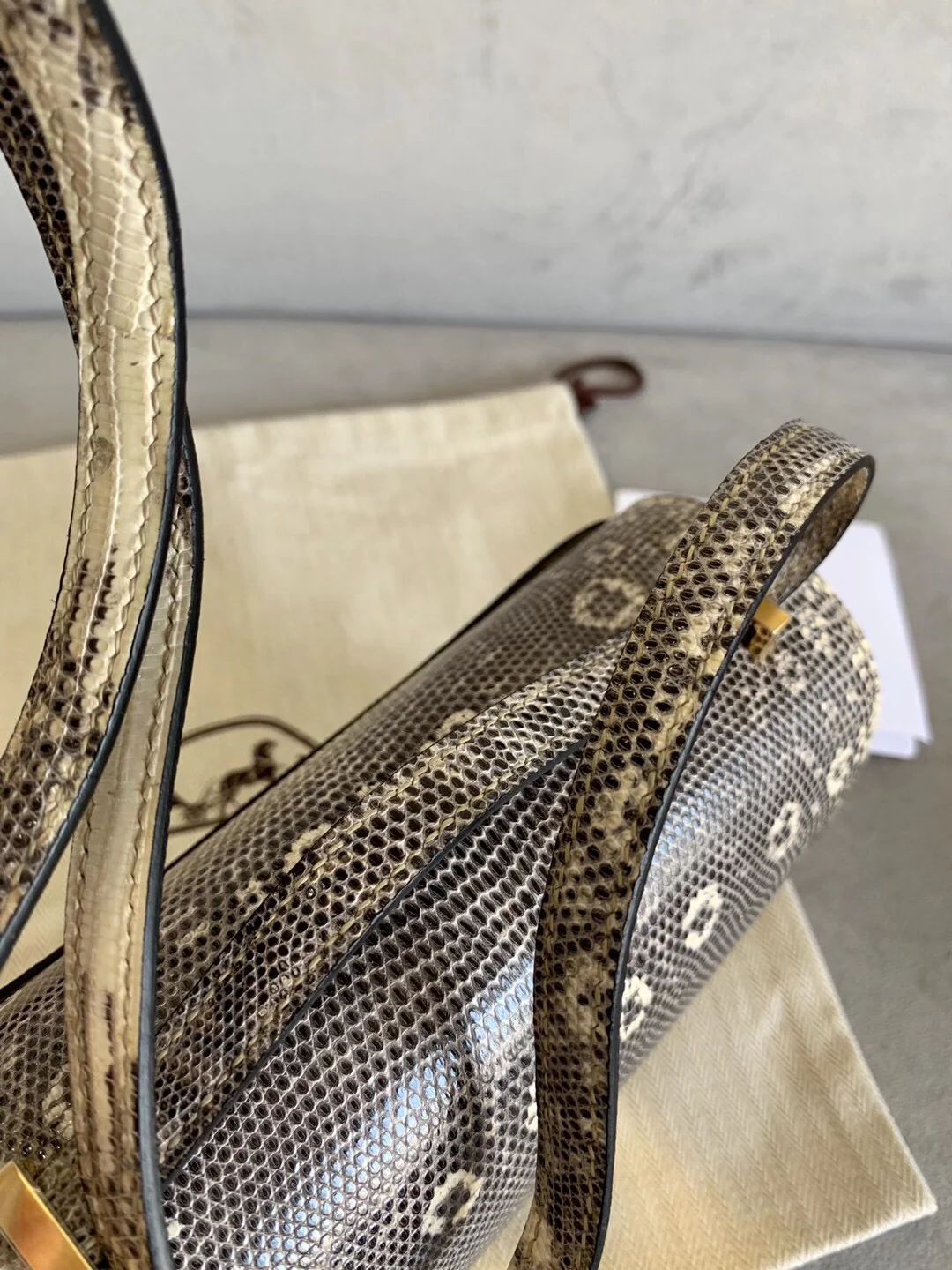 Hermes-constance-19-ombre-lizard-gold buckle