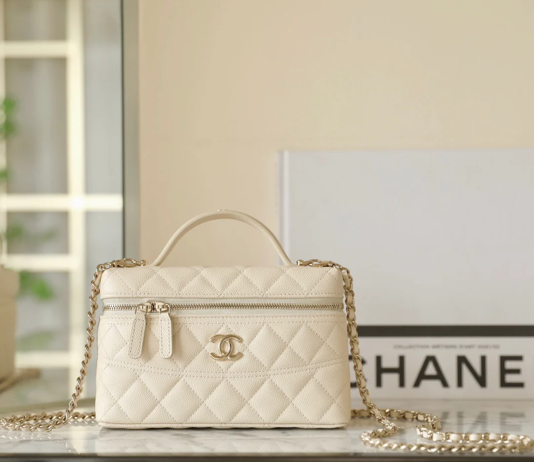 Клатч Chanel LP Box Clutch - кремовый
