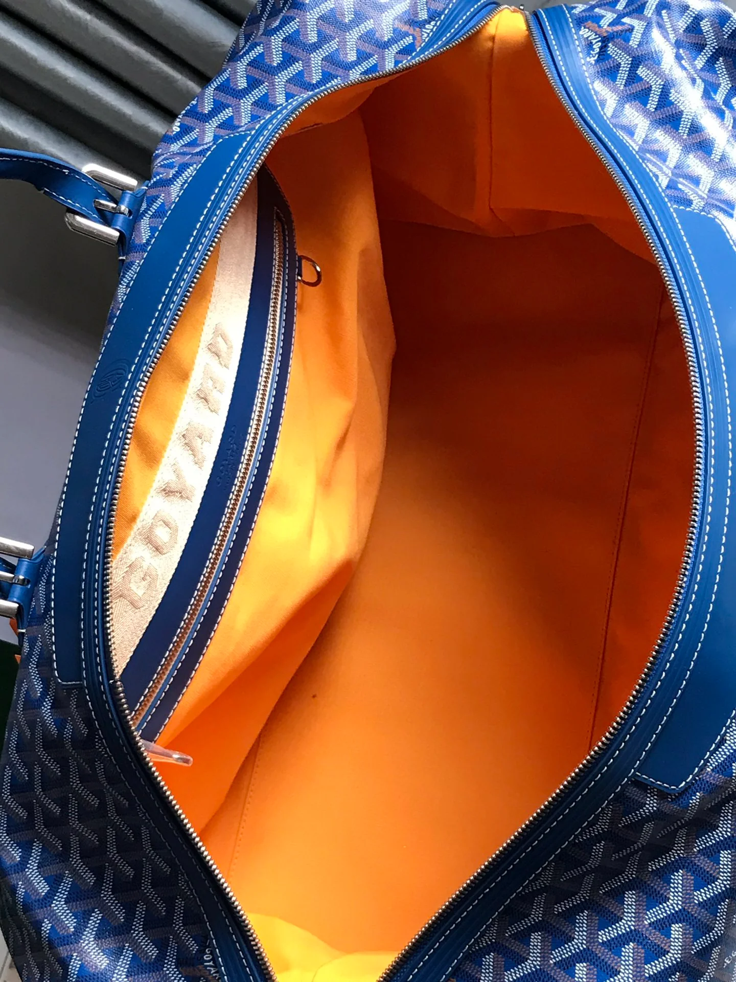 Дорожная сумка Goyard Boeing - светло-голубая